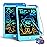 TEKFUN 2 Pack LCD Writing Tablet for Kids, 10 Inch Blue+Blue Doodle Board Drawing Board Reusable Drawing Tablet with Lanyard, Educational Kids Toys Birthday Gift for Boys Girls 3-12 Years Old