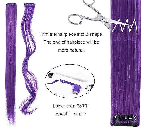 Miniatura 6 de Extensiones de cabello de 37 piezas 1 peine de acero para extensiones de cabello con clip extensiones de cabello lacio largo accesorios para el