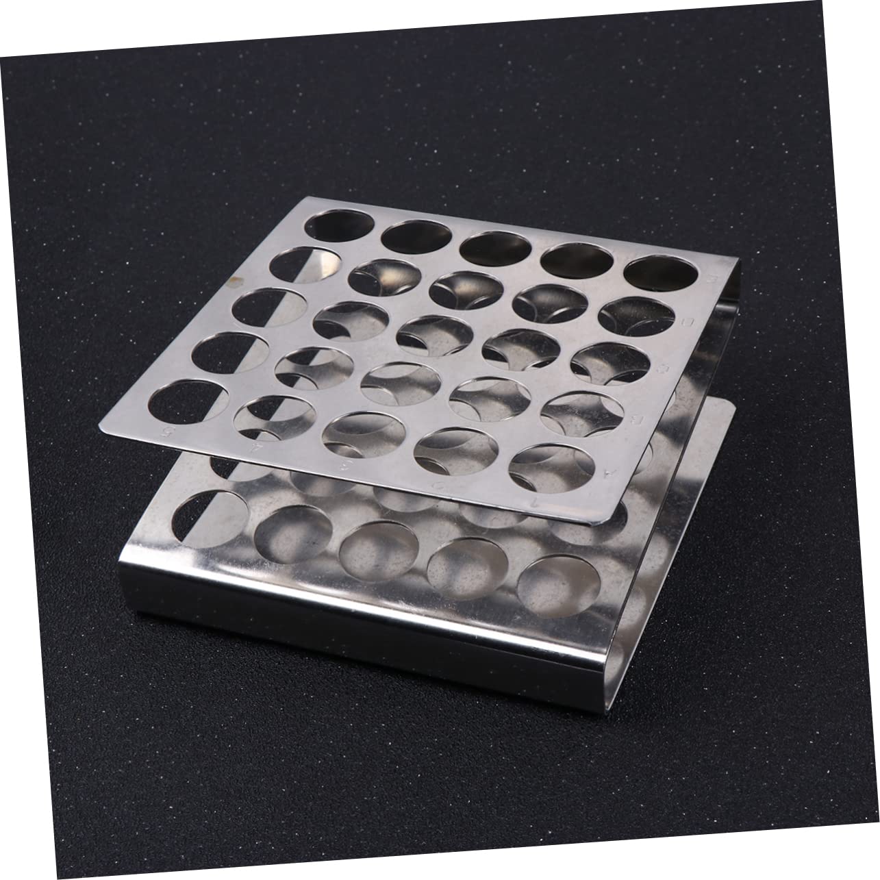 ULTECHNOVO 5 Pezzi 25 Forniture Per Laboratori Scolastici Rack Per Provette Da Laboratorio Vassoio Per Provette Chimica Del Portaprovette Provetta Rack Per Test Di Laboratorio Provette Con