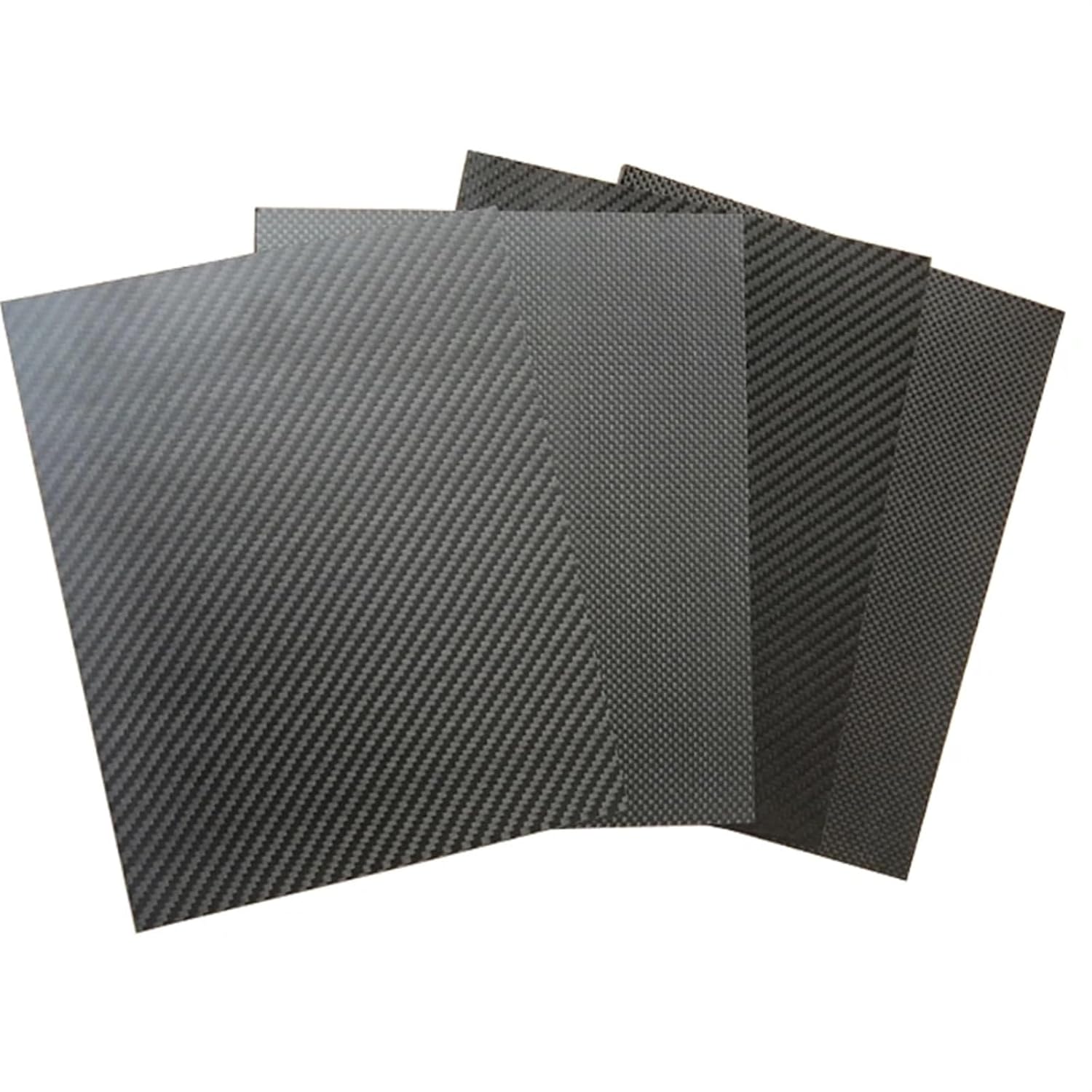 1pcs 500x500mm 3K Carbon Fiber Sheet High Strength Carbon Board Panel Plate Thickness 1mm 1.5mm 2mm 2.5mm 3mm 4mm 5mm 6 mm(2.0mm Twill Glossy)