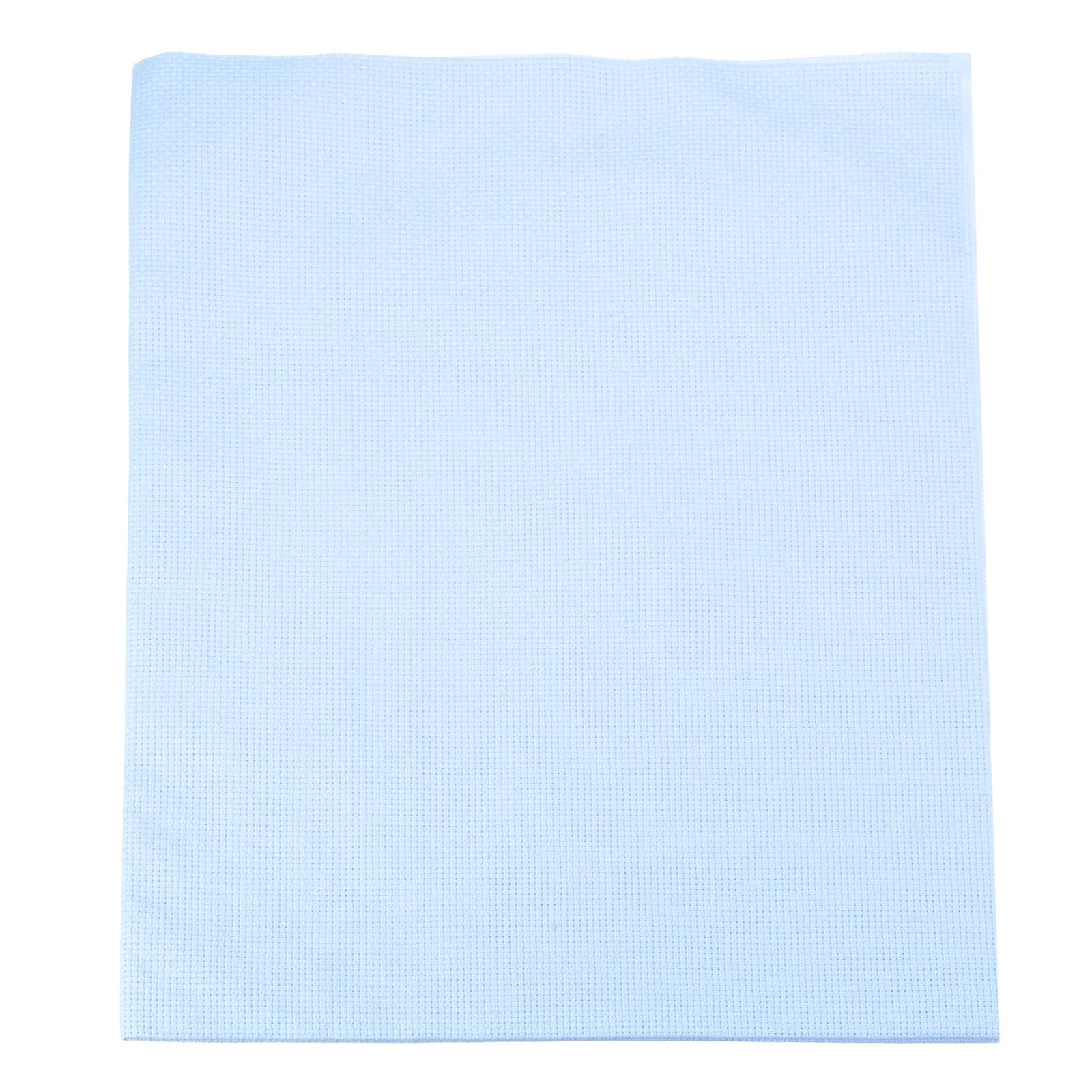 PATIKIL 14 Count Cross Stitch Cloth 19"x28", Embroidery Cotton Fabric DIY Cross Stitch for Handmade Needlework Art Crafts Machine Embroidery, Sky Blue