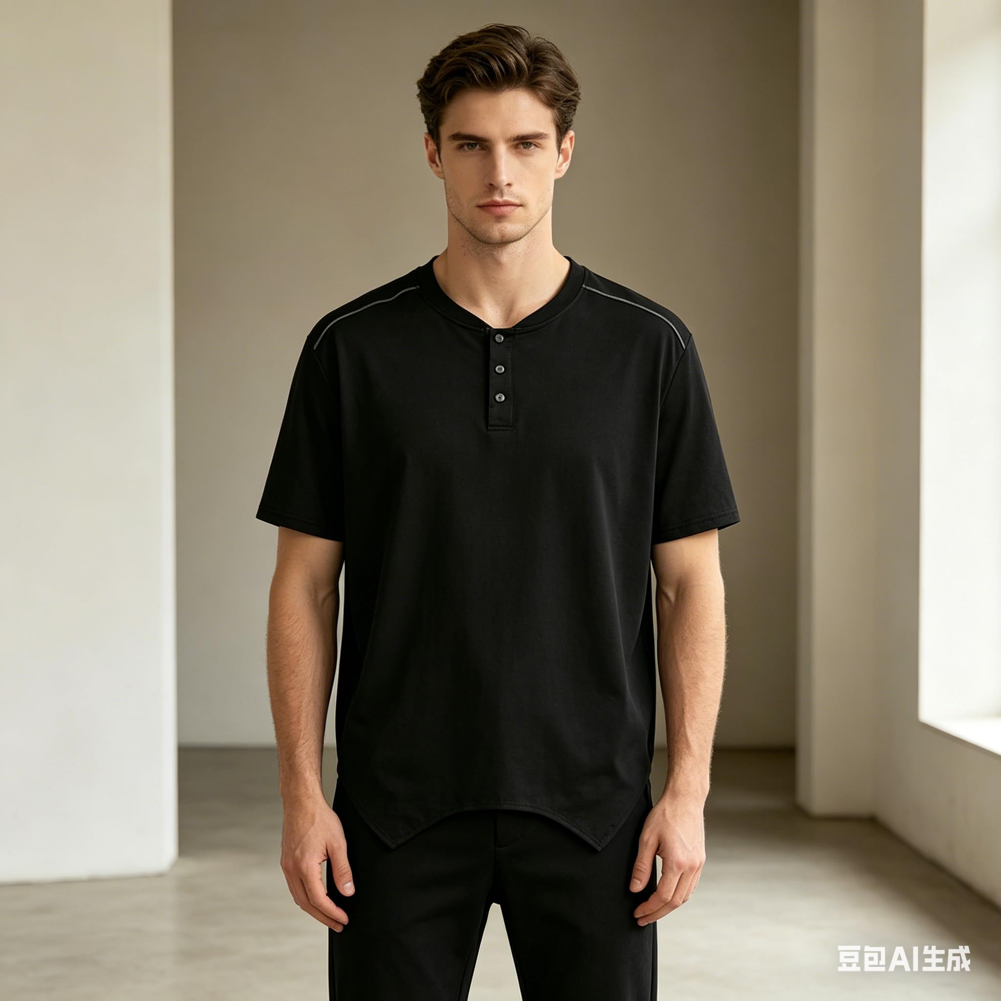 Koszulka Plus Size Casual Crew Neck Wszechstronny Szybkoschnący Krótki Rękaw