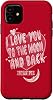 iPhone 11 MoonPie I Love You Case