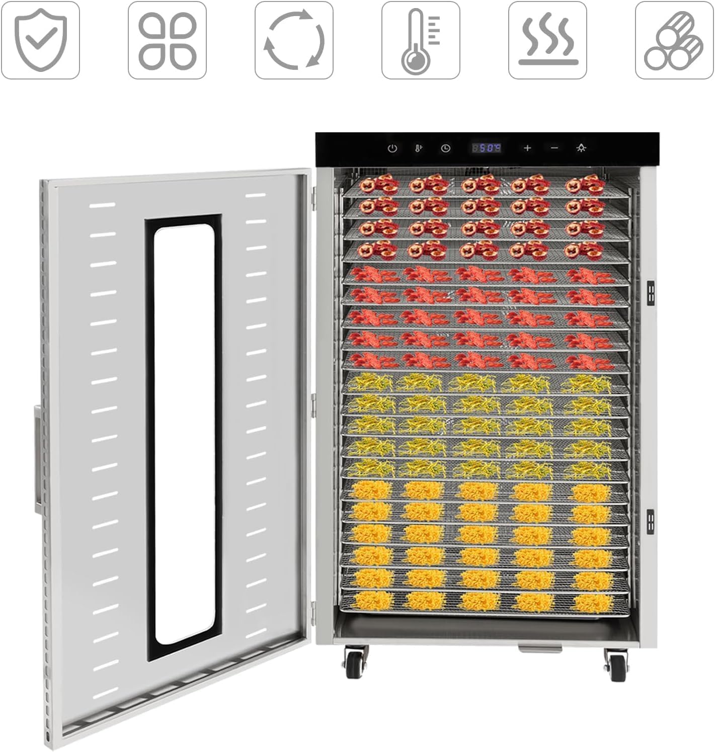 Amazon.co.jp: 食品乾燥機 業務用 20層 大容量 電気食品乾燥機