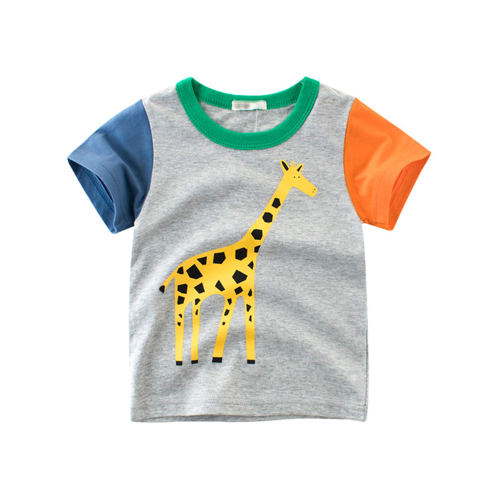 Lot de 3 t-shirts à manches courtes et col rond pour enfant