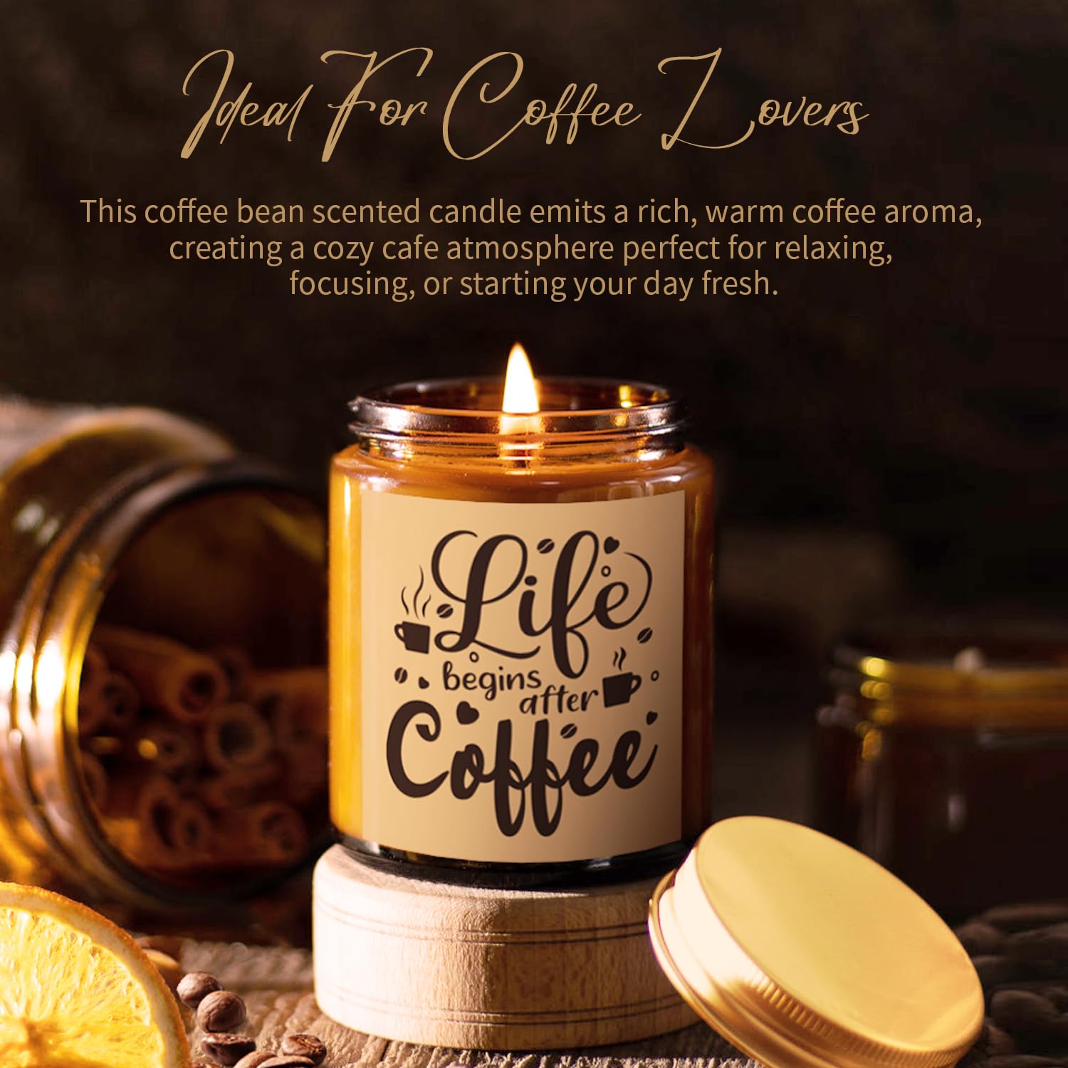 iAOVUEBY Coffee Gifts 6PCS Coffee Gift Basket Coffee Lover Gift Set Includes Coffee Mug Spoon Rest Holder Coffee — view 5