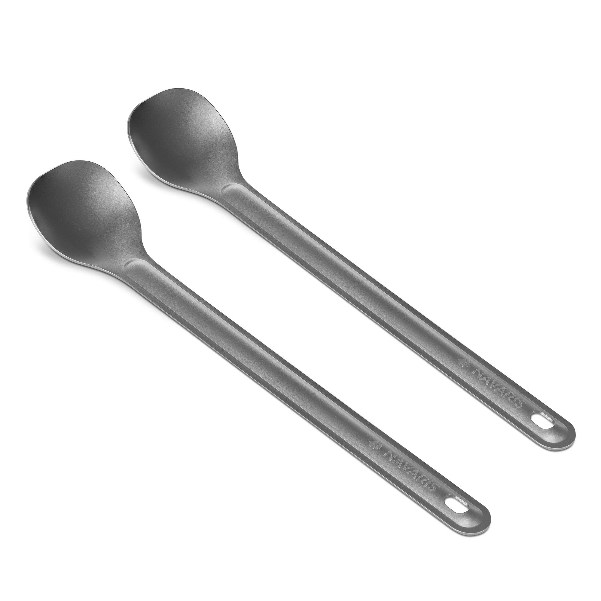 Long Handle Titanium Spoons