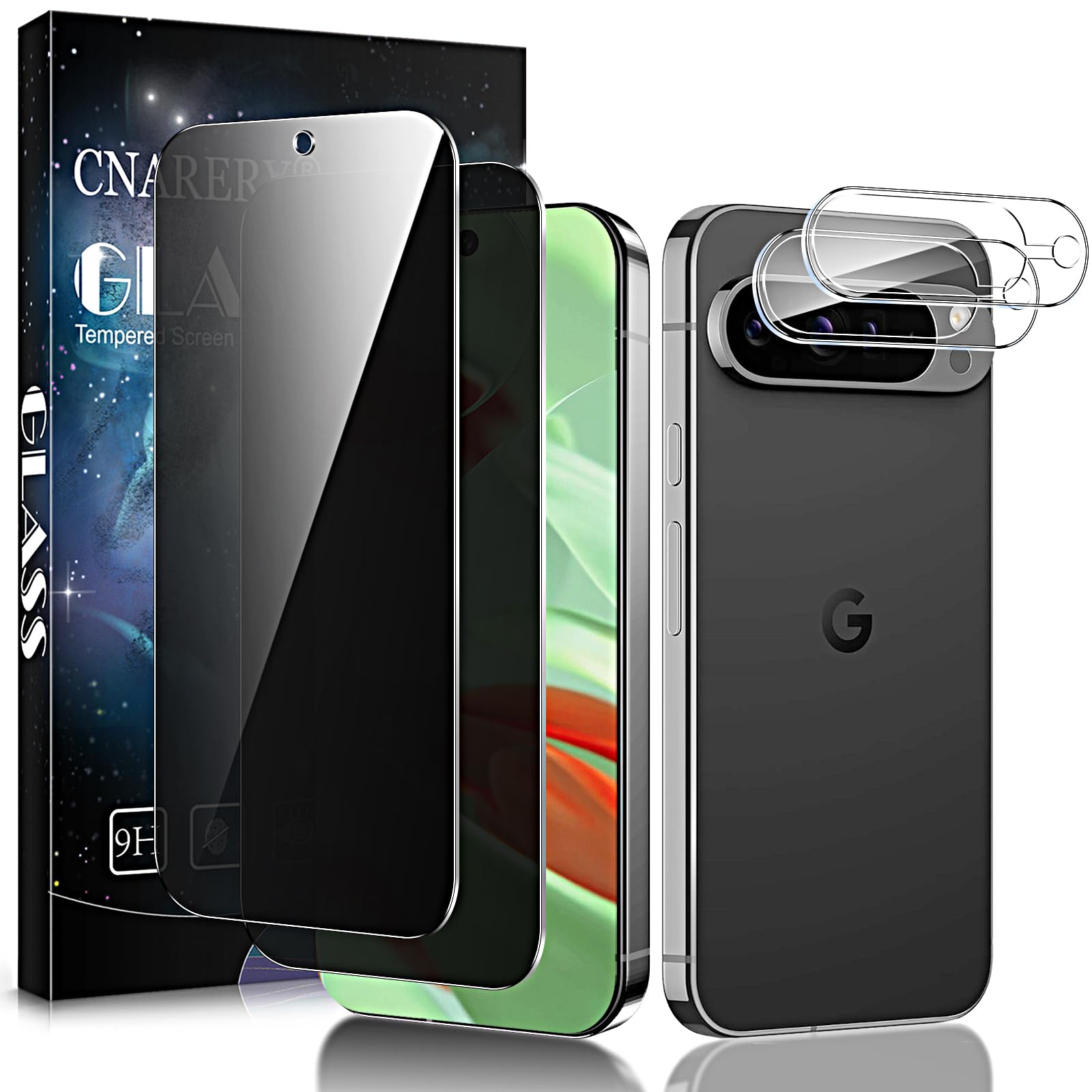 Photo 1 of Cnarery Google Pixel 9 Privacy Screen Protector