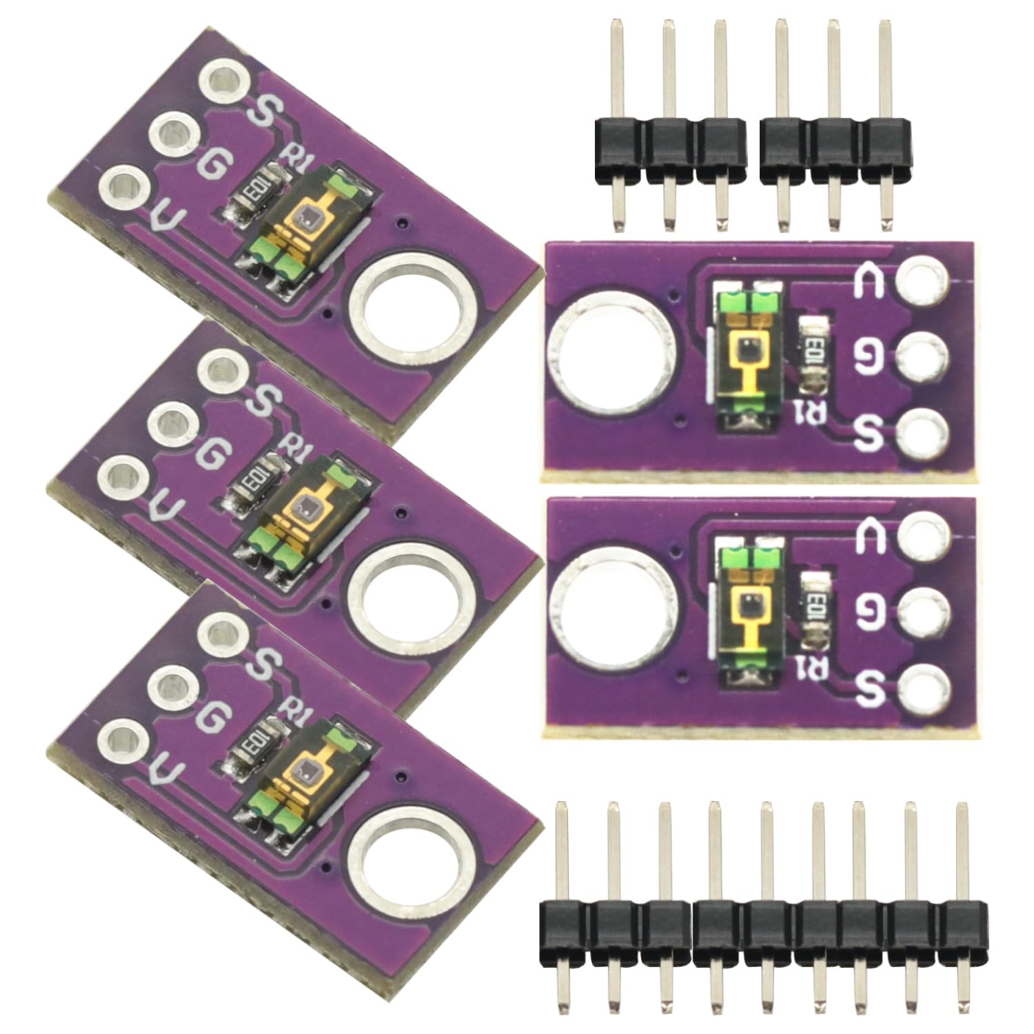 5PCS TEMT6000 Light Sensor Professional Ambient Light Sensor Module For Arduino Display Backlight Dimming Keypad Backlighting Industrial Lighting Control
