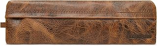 LEABAGS Fort Vaux Estuche de Cuero Genuino de búfalo I Estuche de Cuero I Estuche pequeño I Estuche para lápices I 20,5x6cm