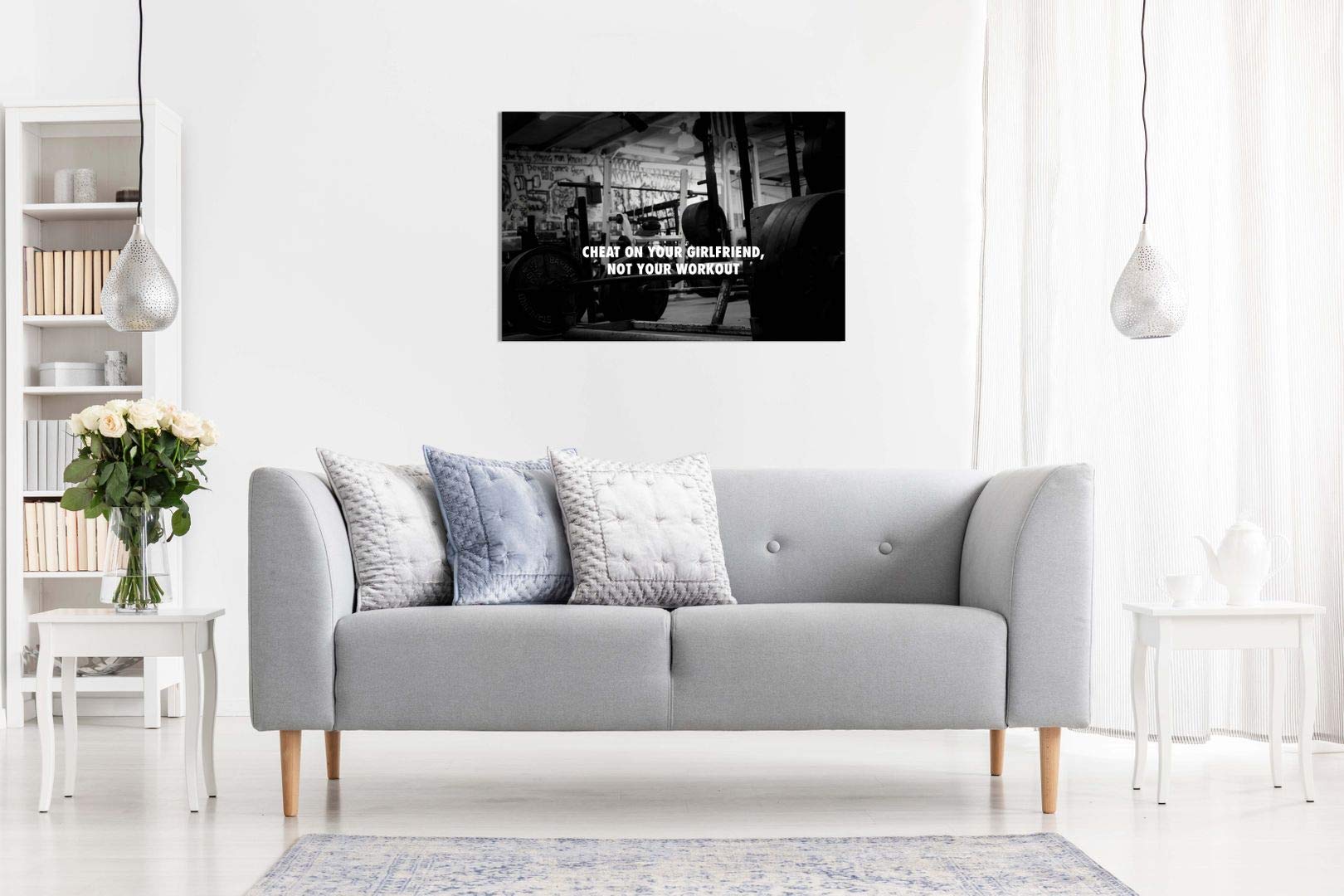 Impression sur toile de motivation de gymnastique (24 x 16 in)