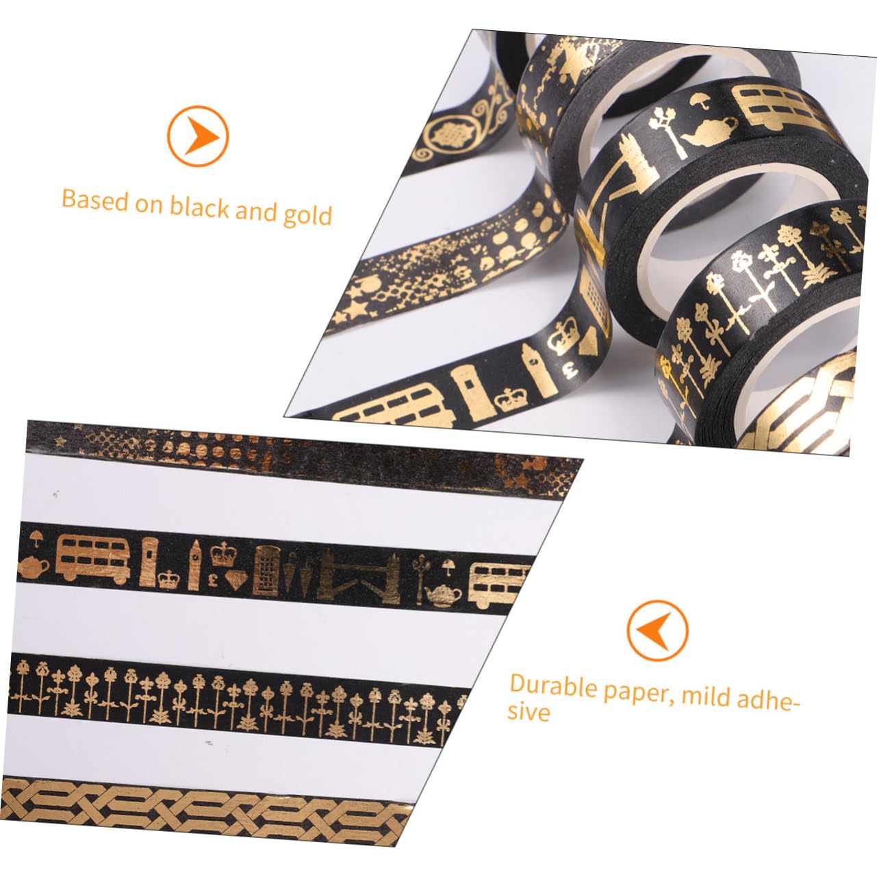 DOITOOL 3 Sätze Dekoratives Washi Tape Farbiges Klebeband Für Diy Scrapbooking Und Bastelprojekte Einfach Abziehbar Und Rückstandslos Entfernbar 5 Rollen * 3