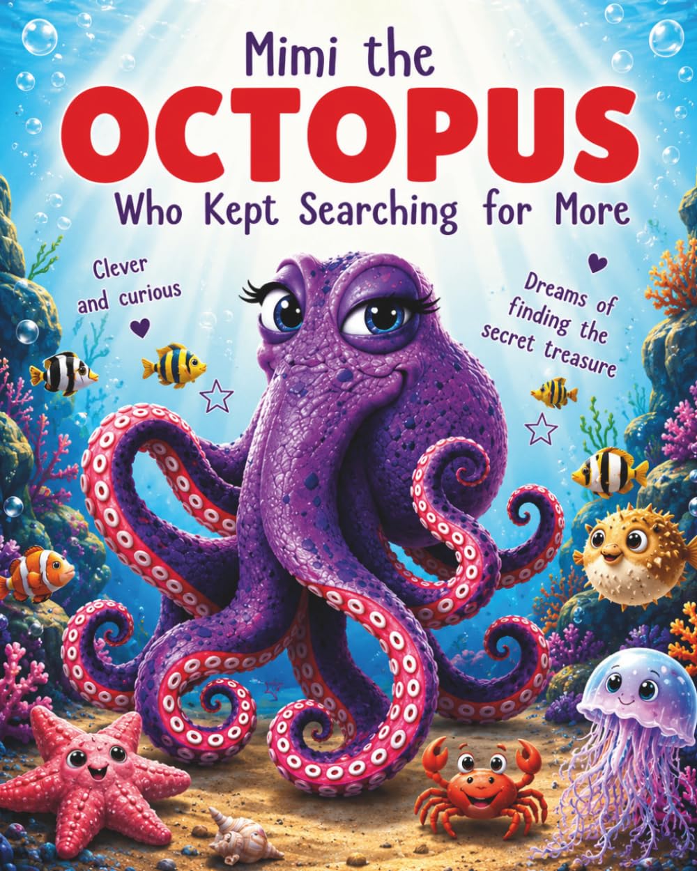 Mimi the Octopus who kept searching for more: A Children's Picture Book About Friendship, Adventure, and Discovering the Joy of the Journey (Rhyming story book)