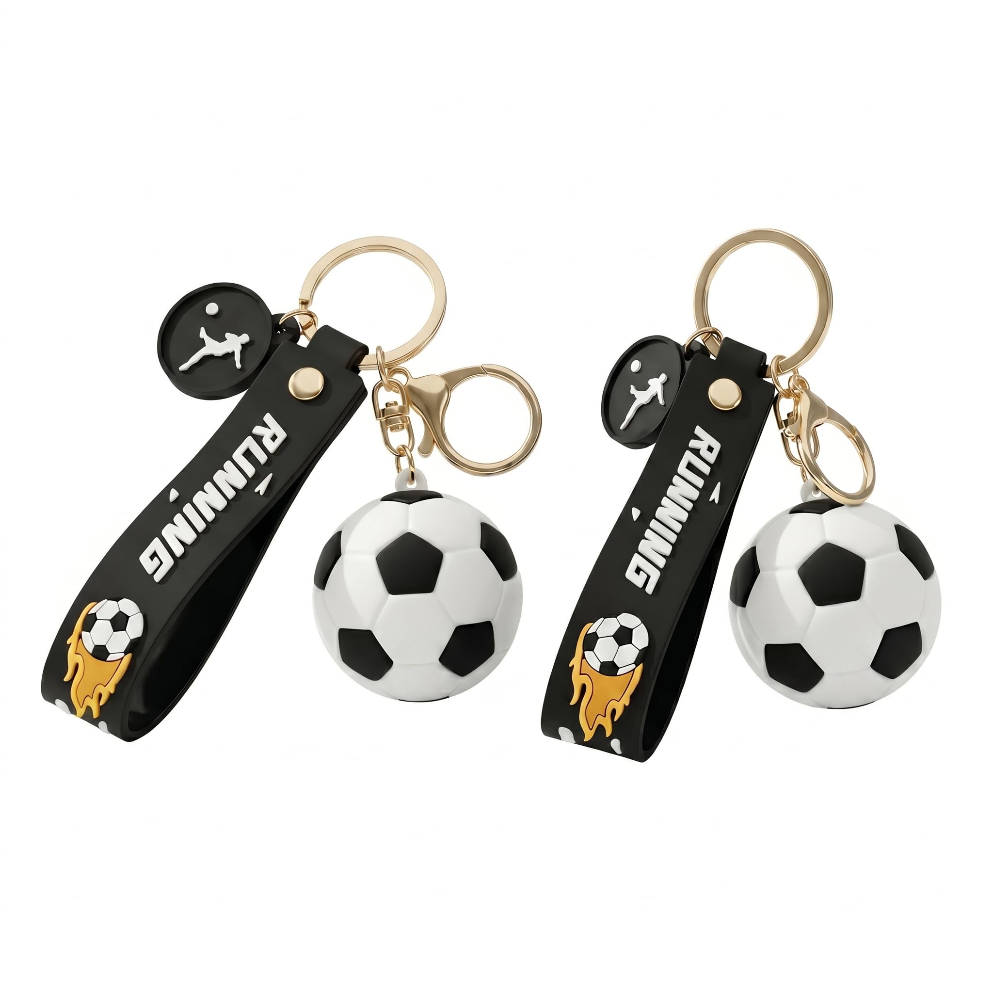 Soccer Keychain Gift for Players, Coaches and Fans, Gift Box Included