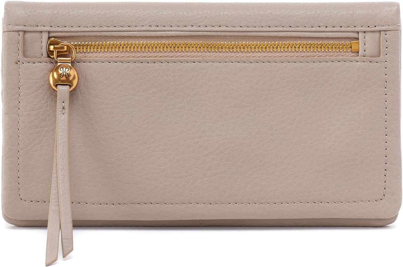 HOBO Lumen Continental Bifold Leather Wallet for Women, Snap Closure