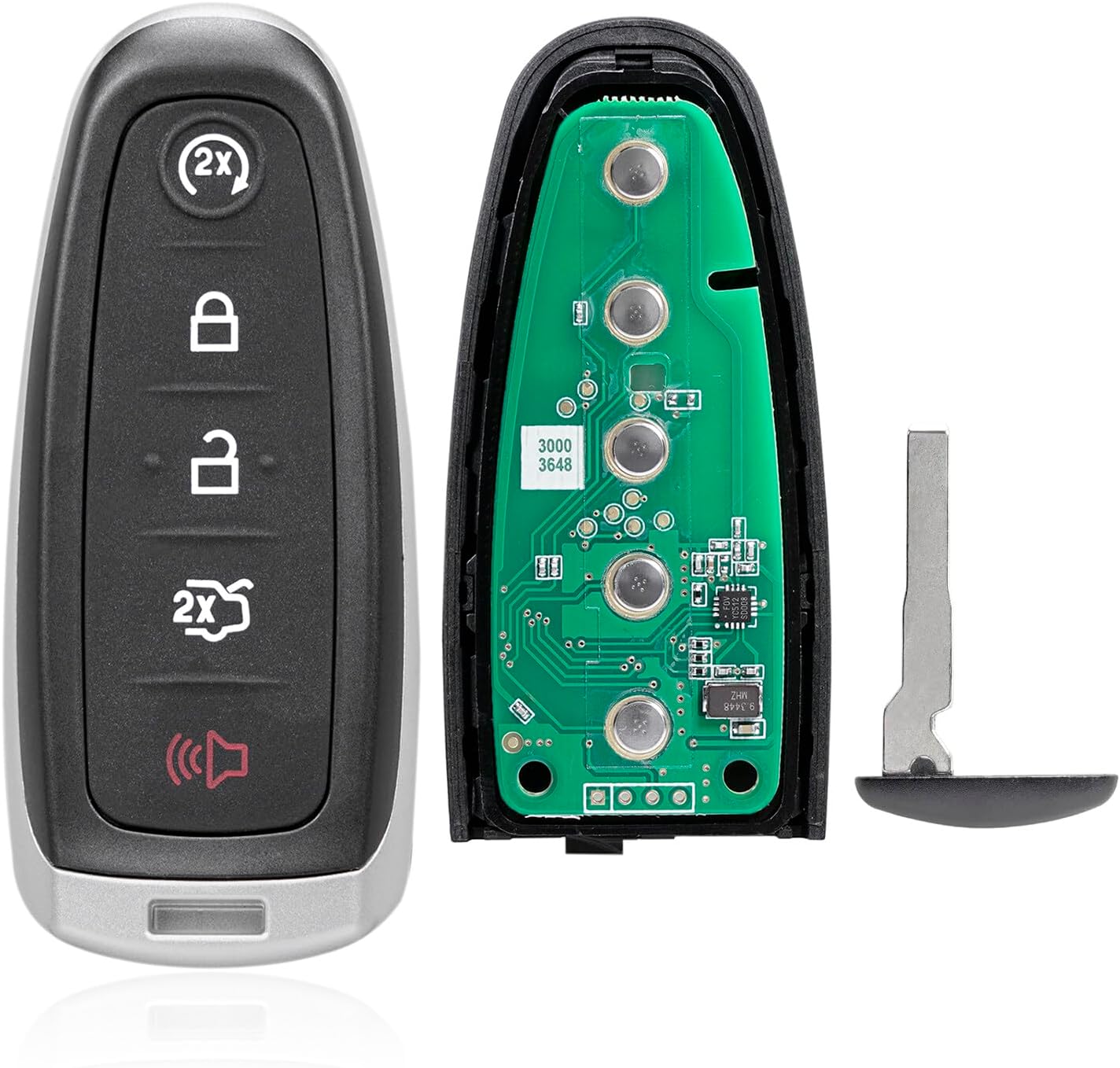 2 X Remotes Key Fob for Ford C-Max Energi Escape Focus SE and Titanium Focus Maverick 2013-2017 M3N5WY8609 Keyless Entry Systems Key Fob