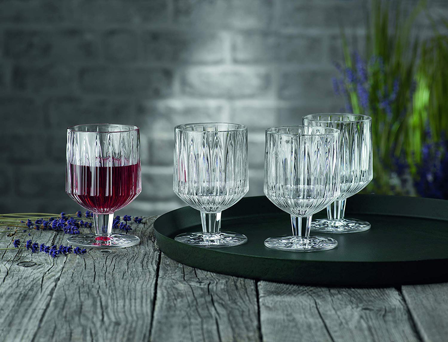 Spiegelau & Nachtmann, 4-teiliges Kelchgläser-Set, Kristallglas, 260 ml, Jules, 101978