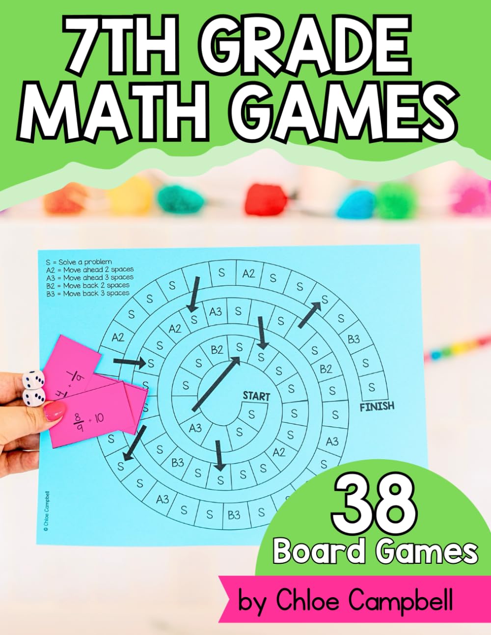 7th Grade Math Games: Homeschool Math 7th Grade      Paperback – January 6, 2026