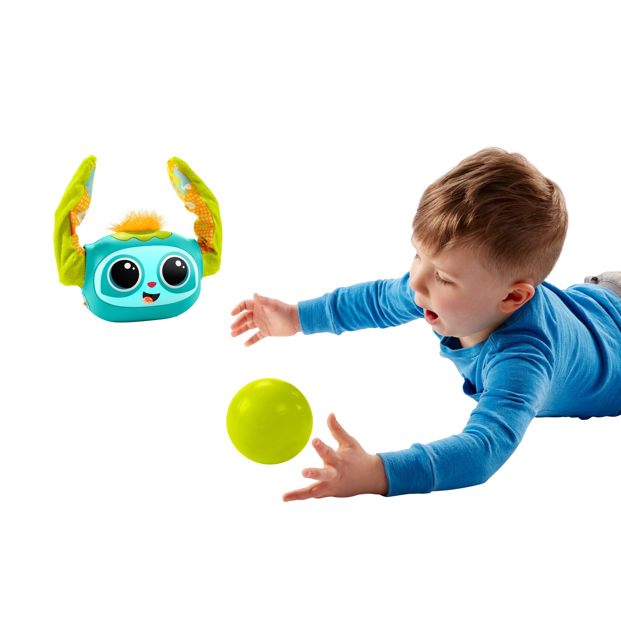 Fisher-Price Rovi Mi Novio de Juego con Música, Luces y Actividades de Despertar, Versión Francesa, Juguete para Bebé y Niño de 6 Meses a 5 Años, GRW64