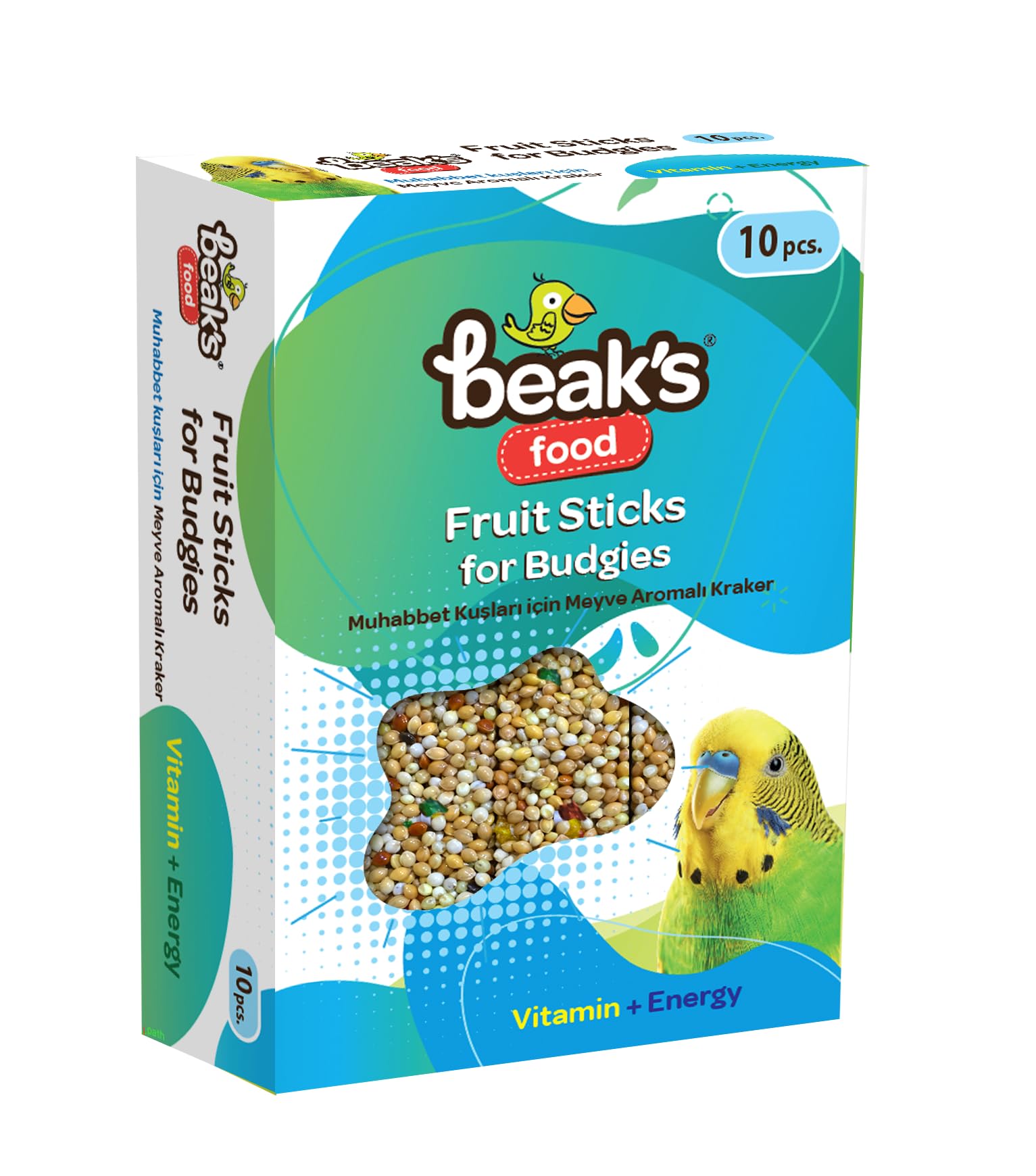 Beak's Kuşlar için Ek Besinler, Meyveli Muhabbet Krakeri, 10 ad