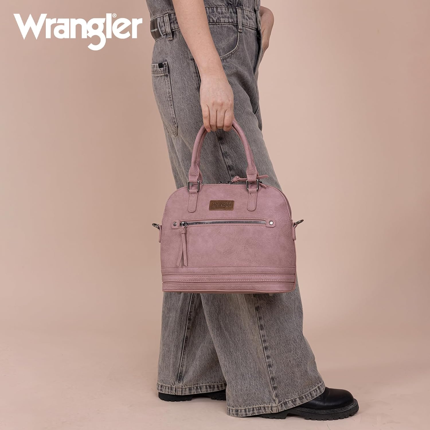 Wrangler Doctor Bag Top Handle Purse Hobo Shoulder Womens Satchel Handbags Crossbody Bag for Everyday Use - Image 2