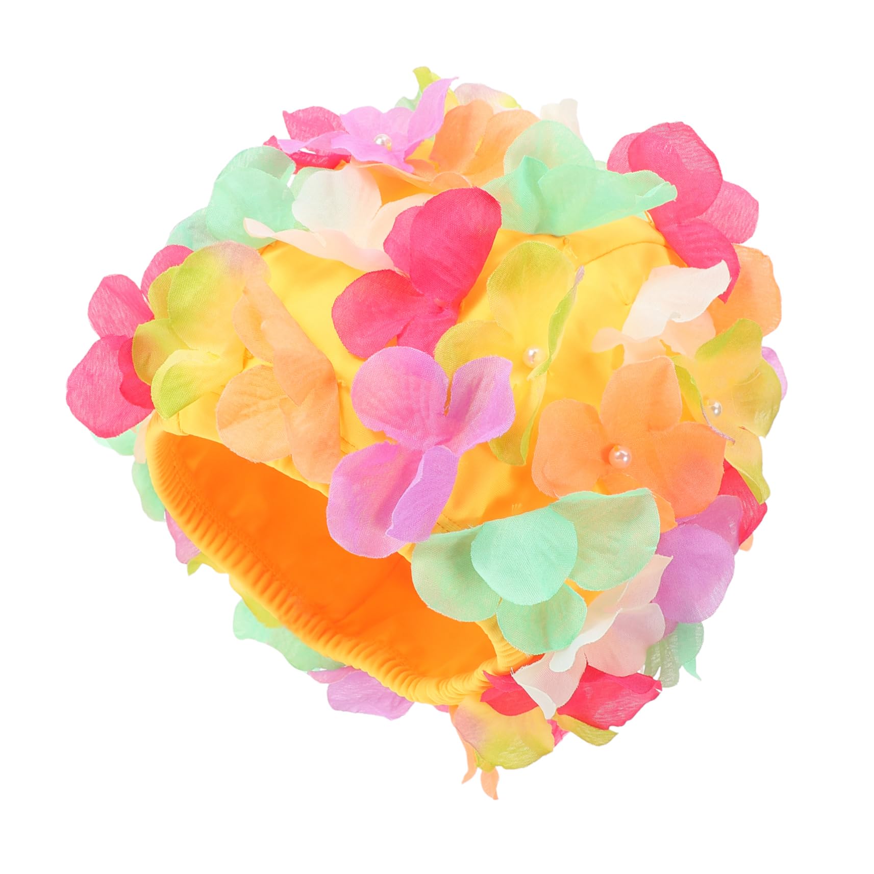 Kisangel Tappo Da Nuoto Cappello Da Bagno Piscina Cuffia Da Nuoto Nuotare i Floreale Per Tessuto Nuotata Donna Cuffia Da Bagno Cuffia Elastica Swim Cap Fiore Nylon
