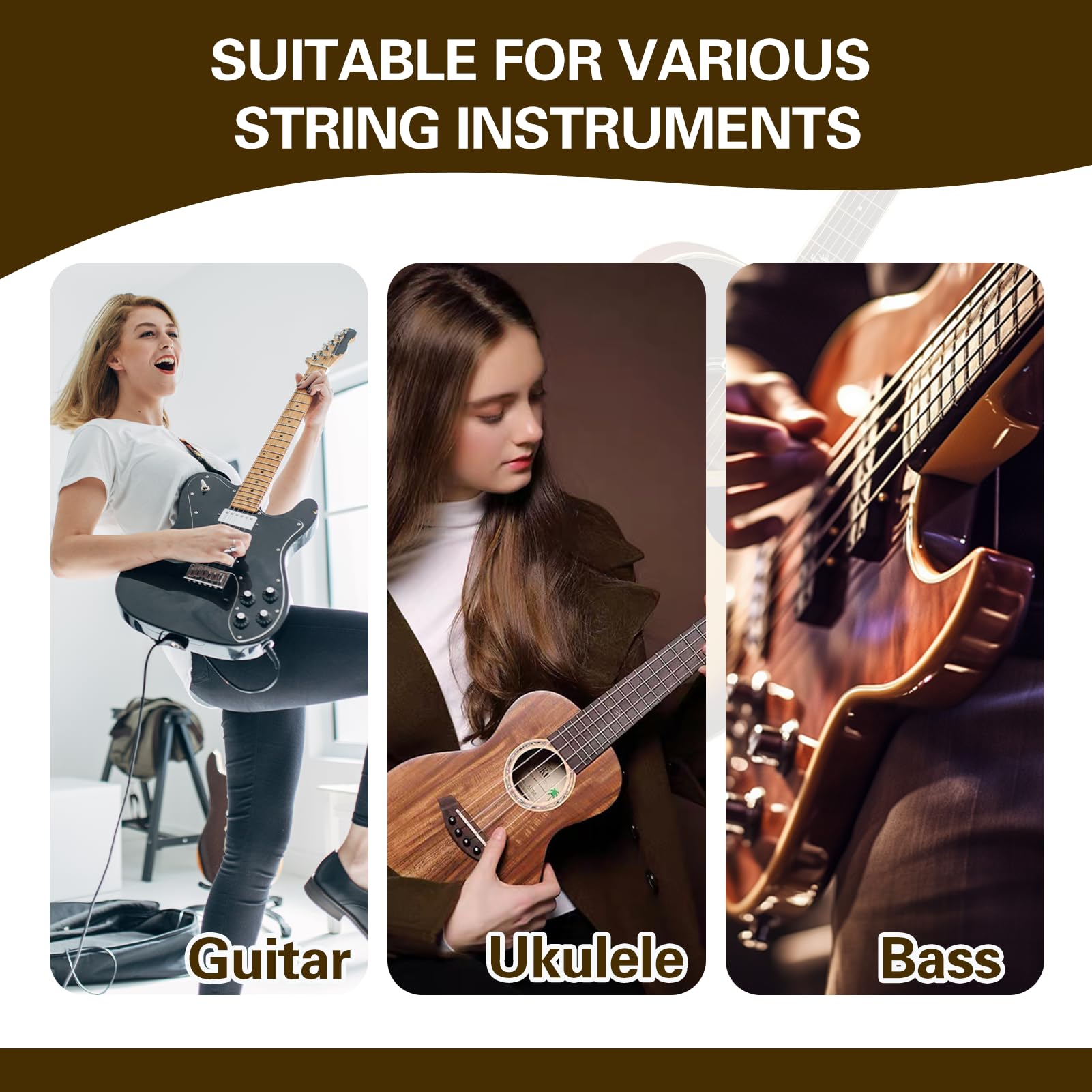 10PCS Capodastre Guitare, Capo Guitare En Alliage Pour Guitare Acoustique Et Electrique, Capo G-uitare Polyvalent Avec Mediator G-uitare Accessoire Capodastre Pour Instruments A Cordes
