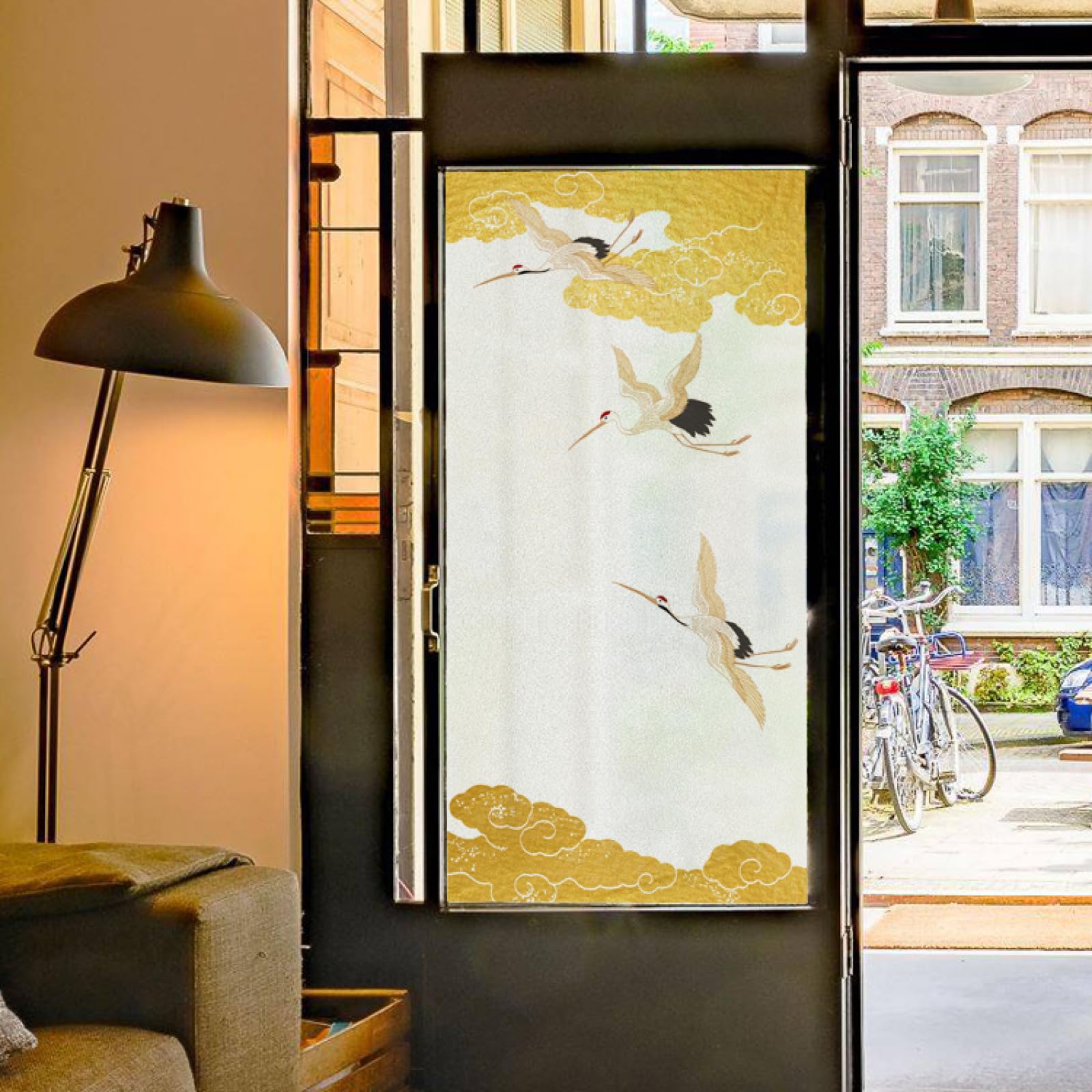 folia okienna, Folia zaciemniająca samoprzylepna, nieprzezroczysta do łazienki(60x116cm/1pcs)
