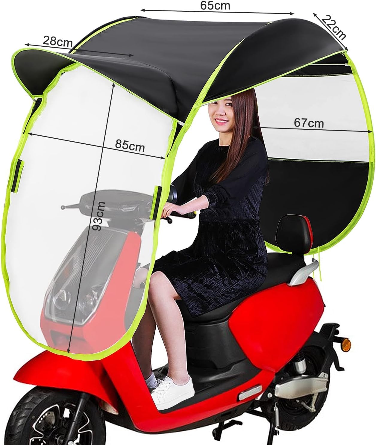 Ombrello Per Scooter Mobility - Impermeabile, Staccabile, Universale - Foto 14