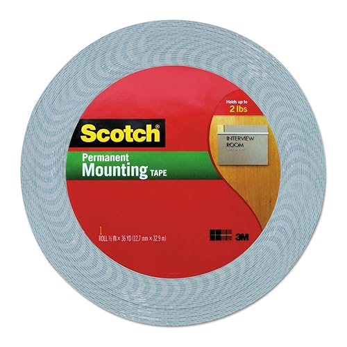 3M 4016, cinta adhesiva de doble revestimiento de espuma de uretano (varios tamaños), Blanco crudo, 1