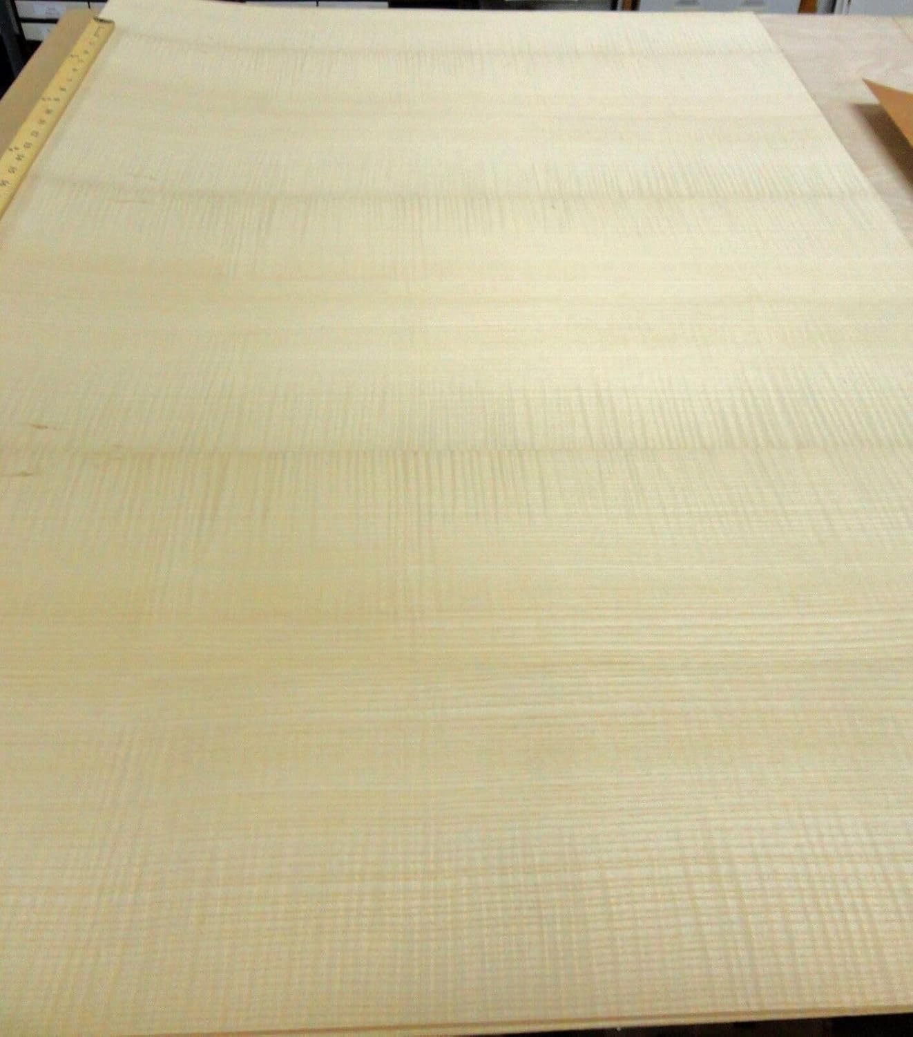 Ash Figured Wood Veneer 48" x 36" with Paper Backer 1/40" Thickness AA Grade