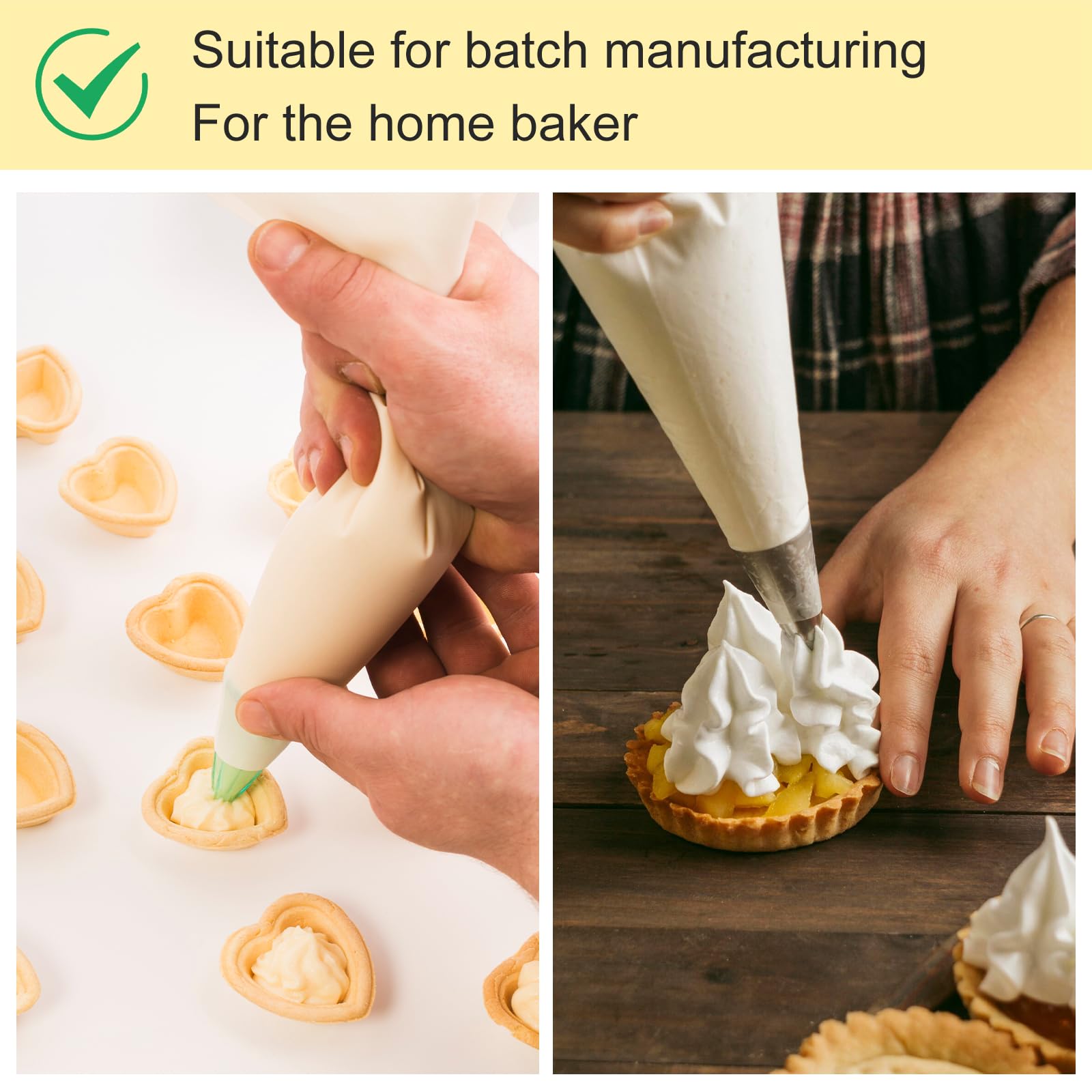 200Pcs Small Piping Bags 8 Inch Disposable Icing Bags Mini Tipless Pastry Piping Bag for Cream Frosting Dessert Decorations - Image 6