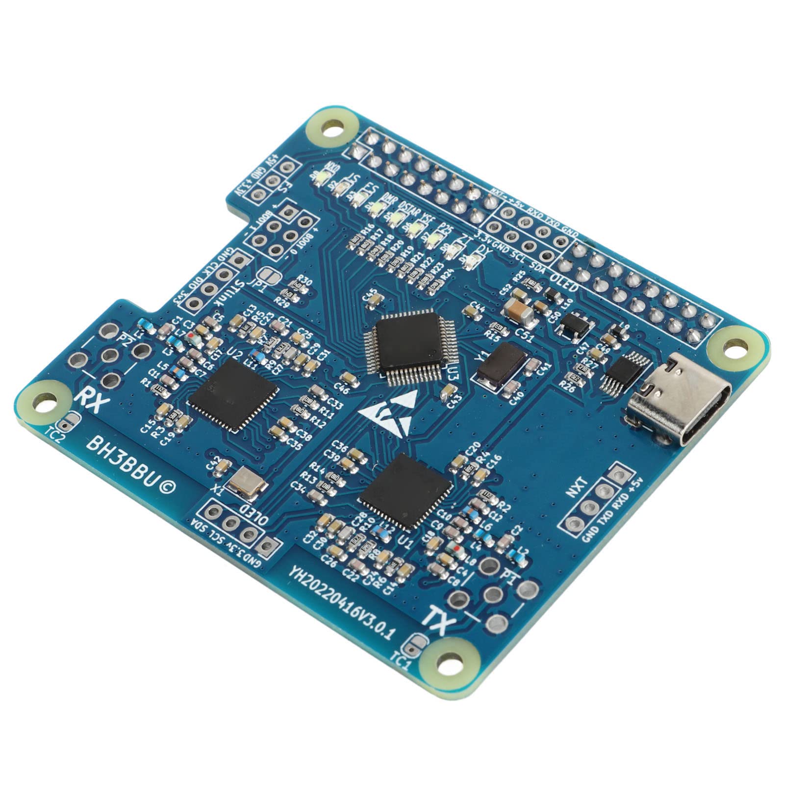 Hilitand Hotspot Board, 20mW Hotspot Board, MMDVM Duplex Hotspot Module Low Heat Support Multi Modes for, Single Board Computers