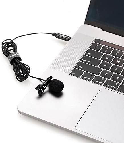 Miniatura 4 de Saramonic LavMicro-U - Micrófono Lavalier profesional para iPhone 15, Android y iPad con USB-C y computadoras con USB o USB-C con cable de 6.6 pies