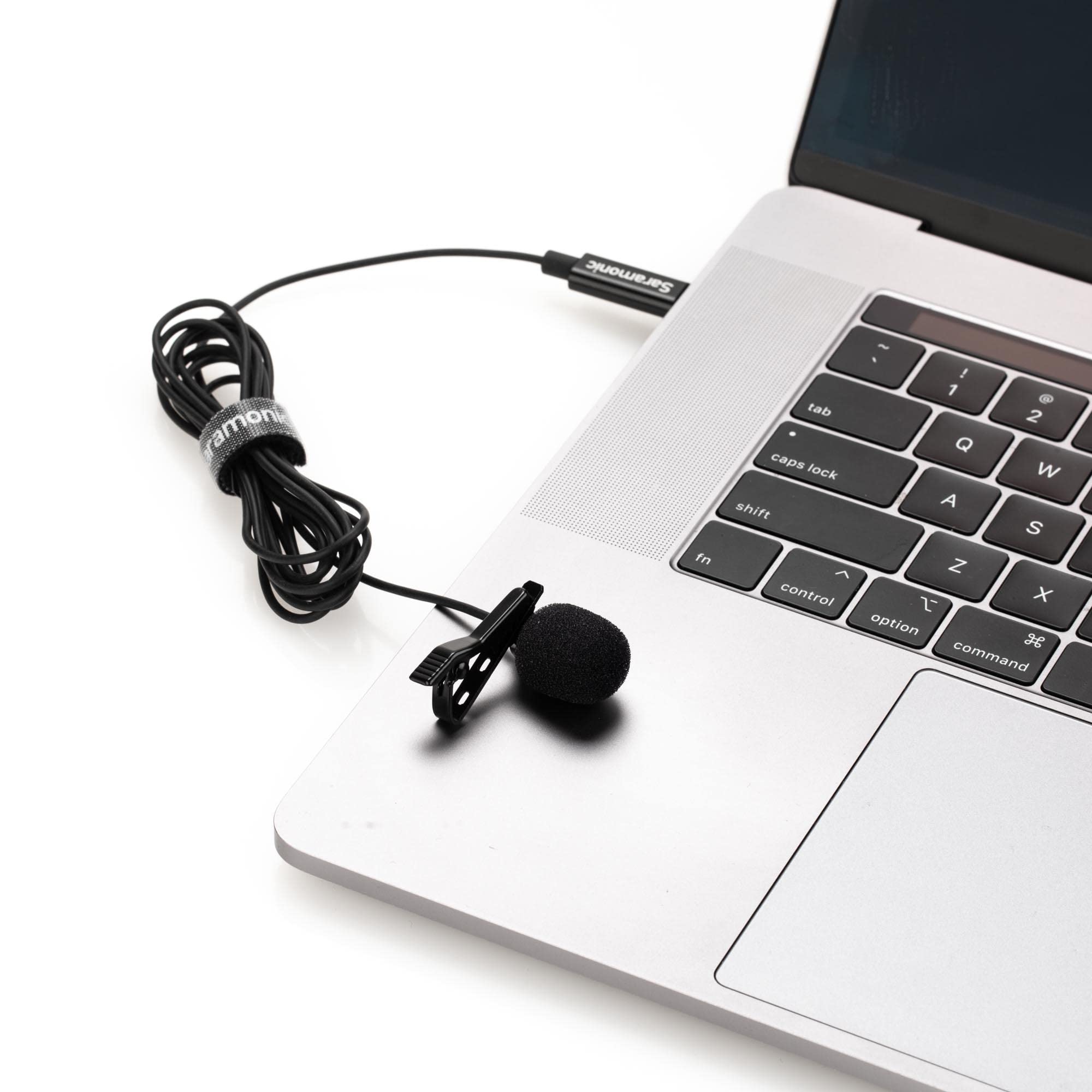 Saramonic Micrófono Lavalier Profesional para Dispositivos Android e iOS con USB-C y computadoras con USB o USB-C para vlogging, entrevistas, Youtube, TikTok, transmisión (LAVMICRO-U), 6.6 pies