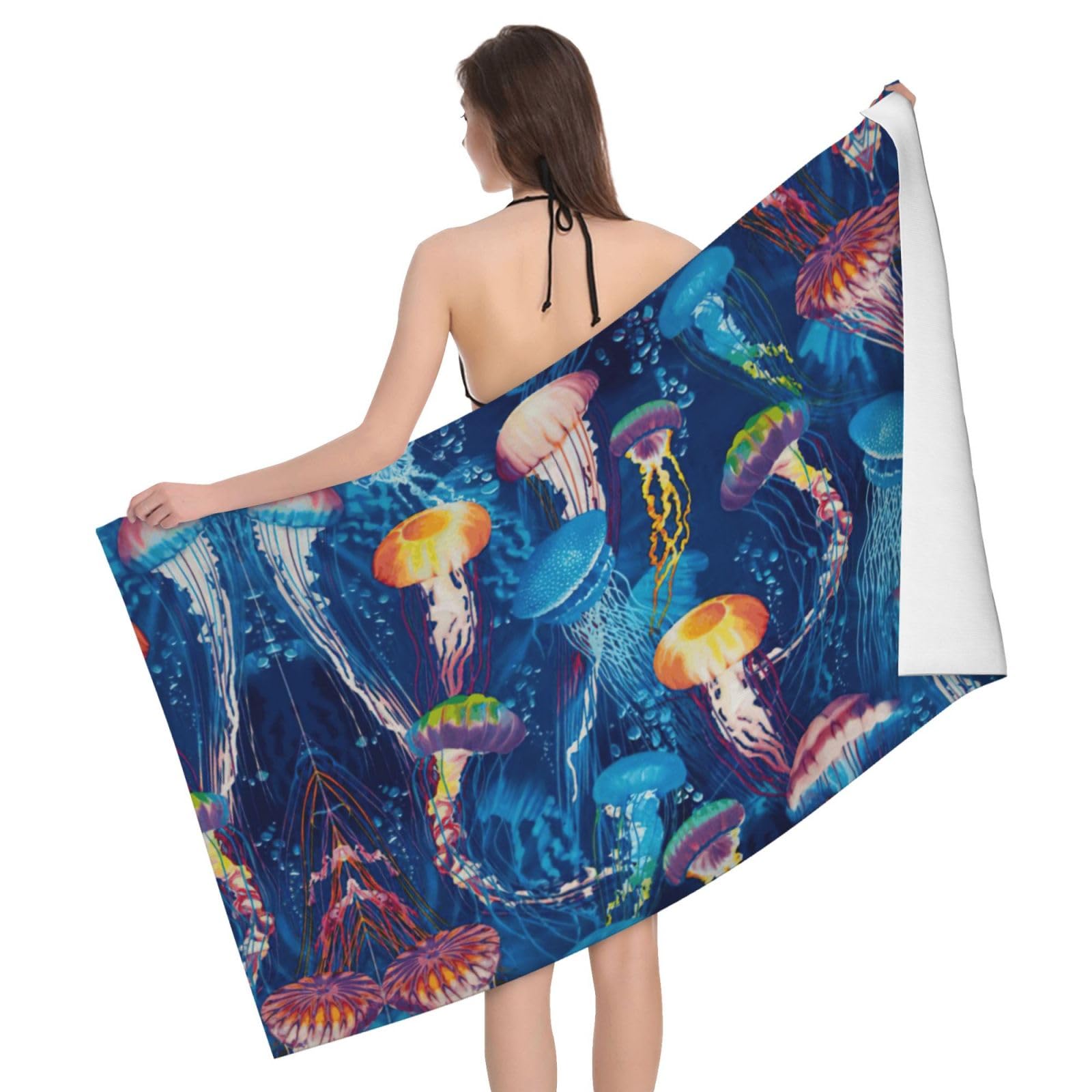 Serviette en microfibre méduse à séchage rapide et ultra absorbante
