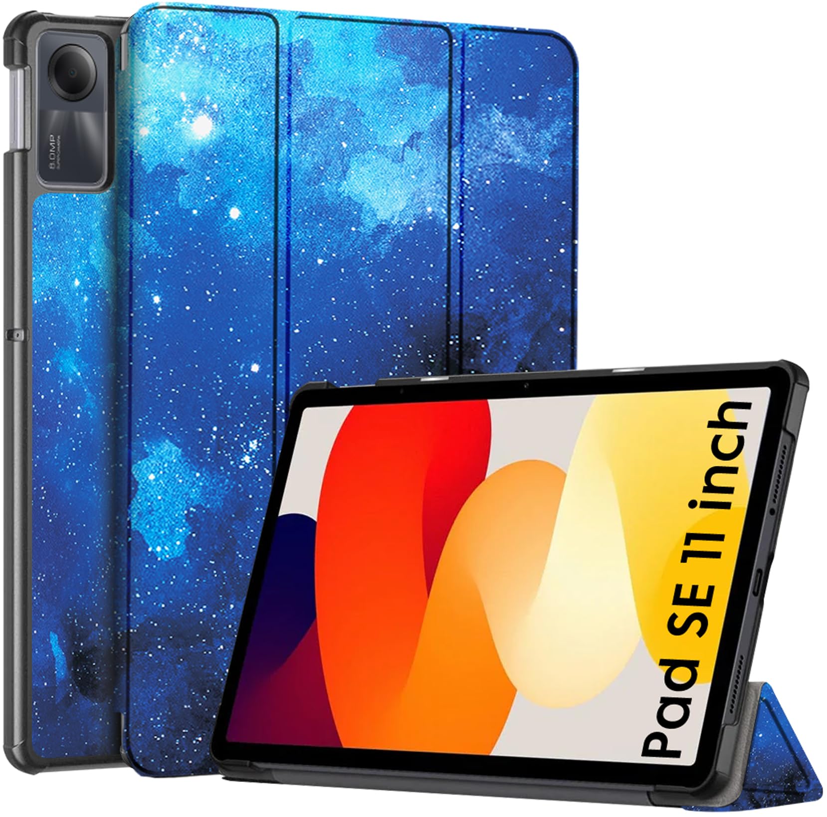 Robustrion Cover for Redmi Pad SE 11 inch Cover Case, Trifold Flip Stand Cover Case for Redmi Pad SE 11 inch Tablet [Auto Sleep/Wake Support] - Stars (B0CT2FVBN9) Amazon Price History, Amazon Price Tracker