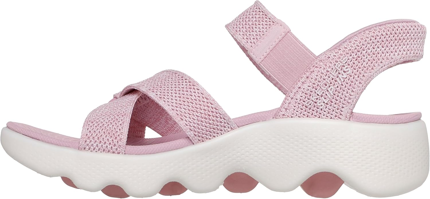 Skechers Women's On-The-Go Massage Fit Sandal Hands Free Slip-ins - Heather, Pink, 10 - Image 5