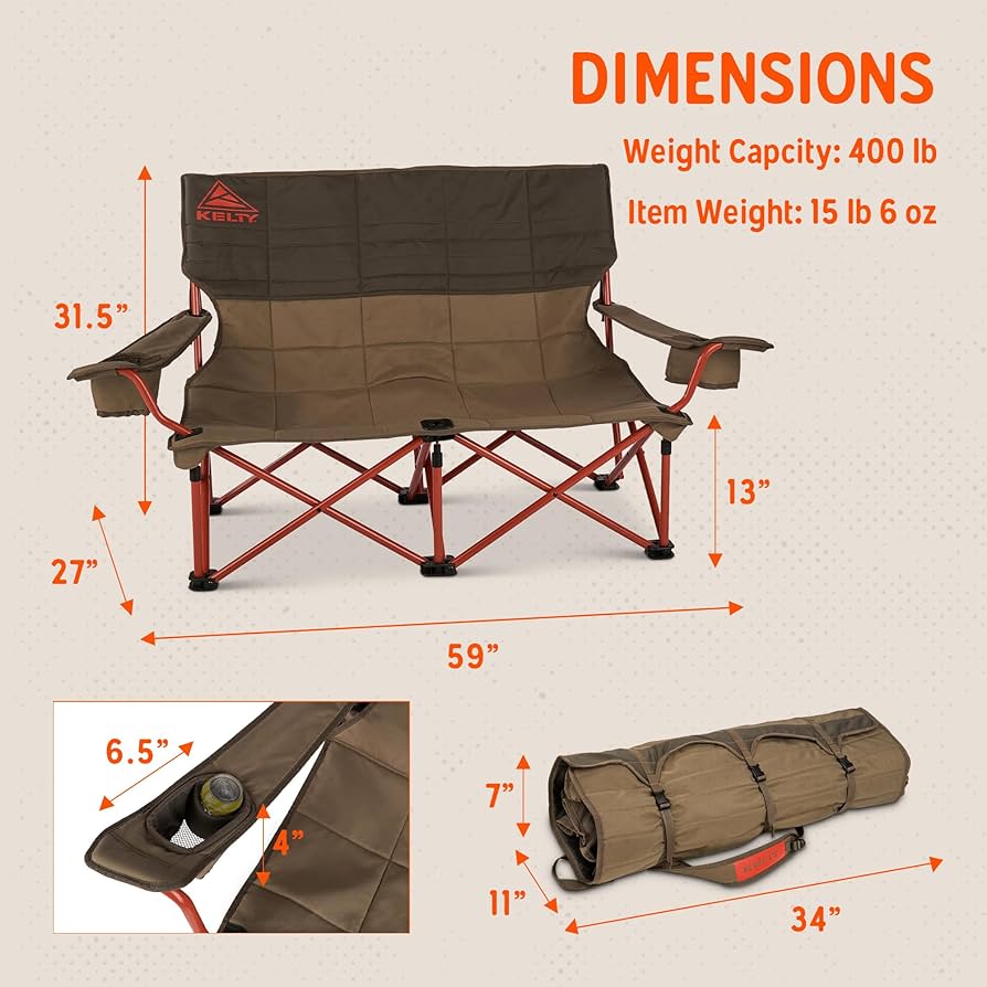新品定価2.3万】KELTY ケルティ チェア LOVESEAT Low Loveseat