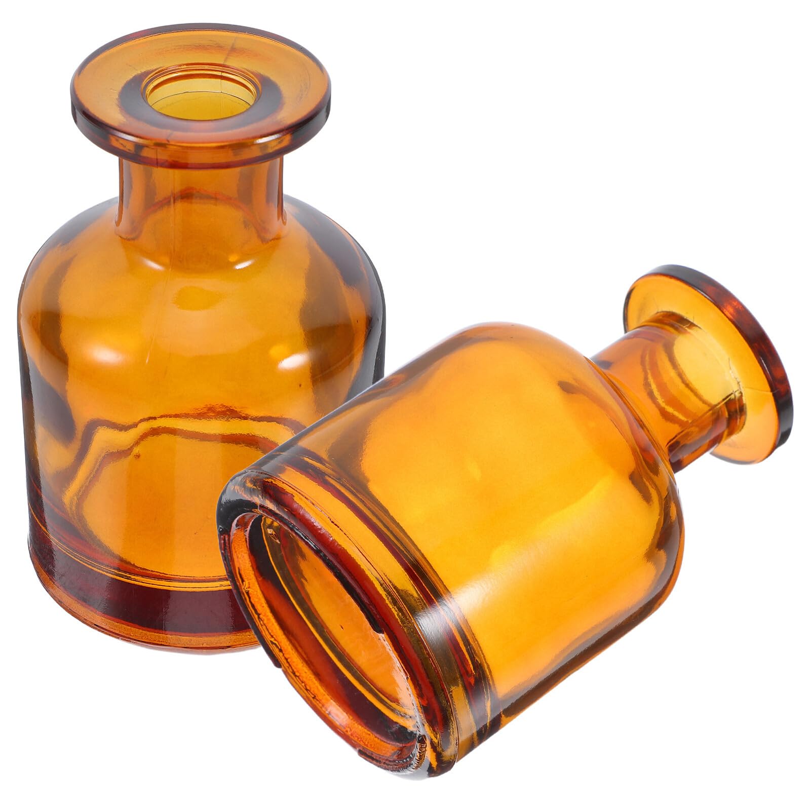Botella difusora de vidrio para aceites esenciales recargable de 150 ml ámbar