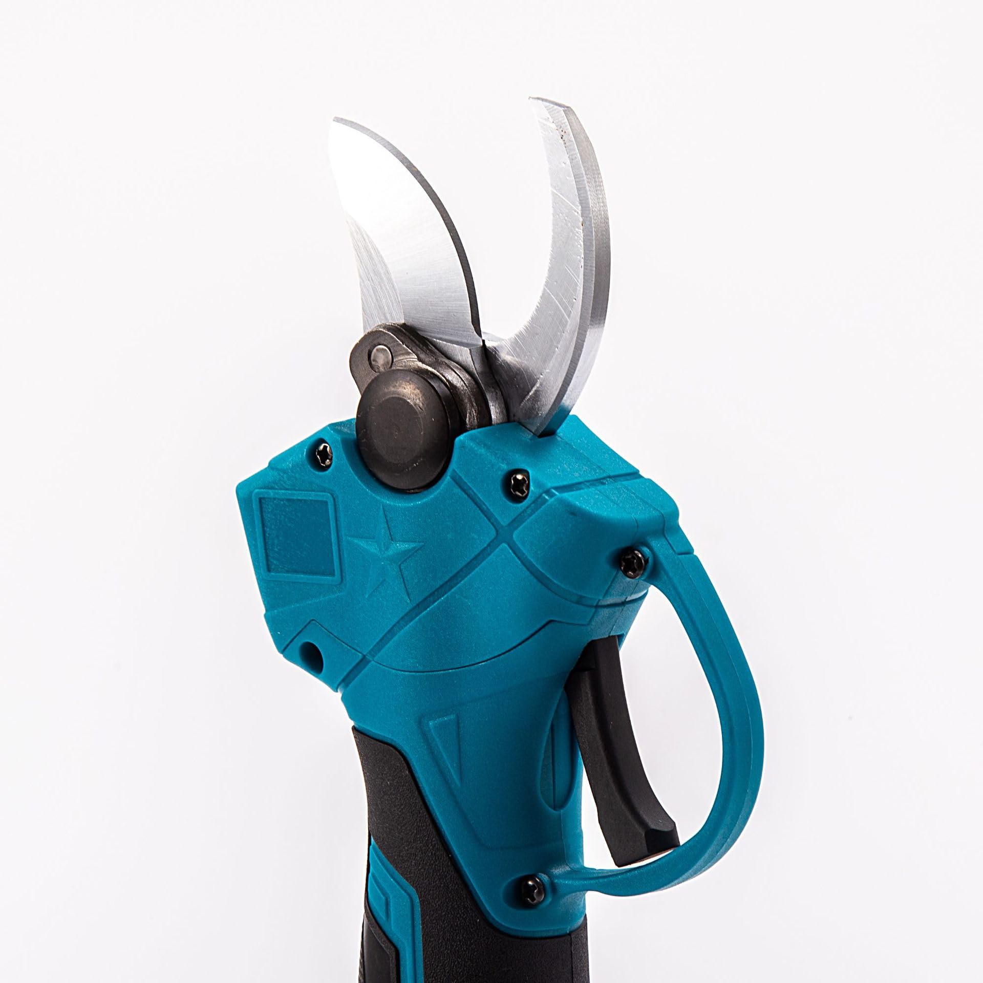 Tijeras de podar eléctricas con batería, máx. 30 mm, para batería Makita de 18 V, 2 anchos ajustables, tijeras de podar eléctricas sin escobillas para flores, fruit branches, potted plants (azul)
