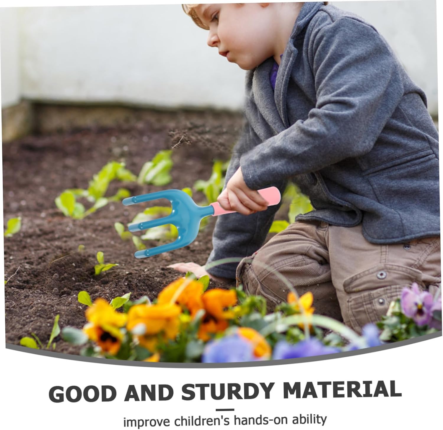 YARNOW 1set Boys and Girls Gardening Tools Boy Girl Gardening Set Shovel Rake Watering Can Gloves Apron and Spray Kettle for Outdoor Fun and Learning Activities