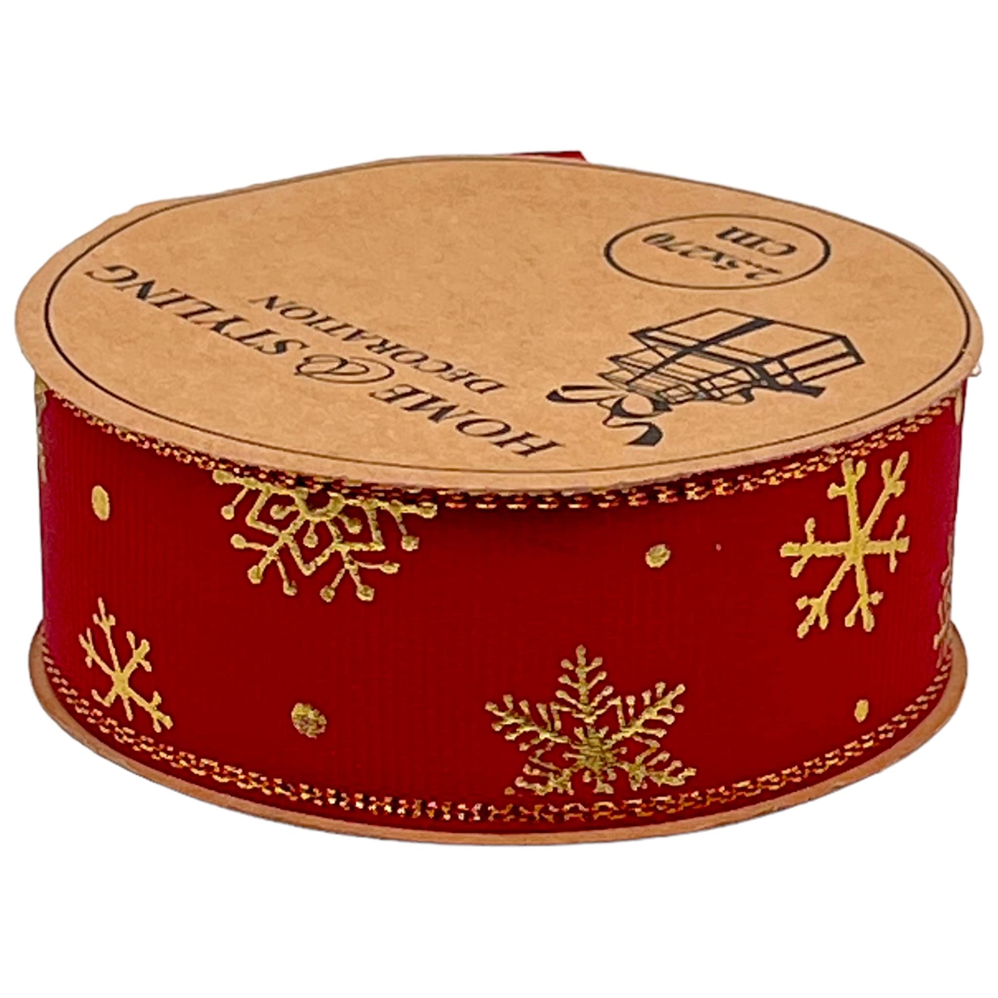 Lot de 15 rubans cadeaux de Noël en tissu, ruban d'emballage en satin de polyester pour décoration, emballage cadeau, bricolage, ruban cadeau de Noël 15 x 270 cm (total 40,5 m)