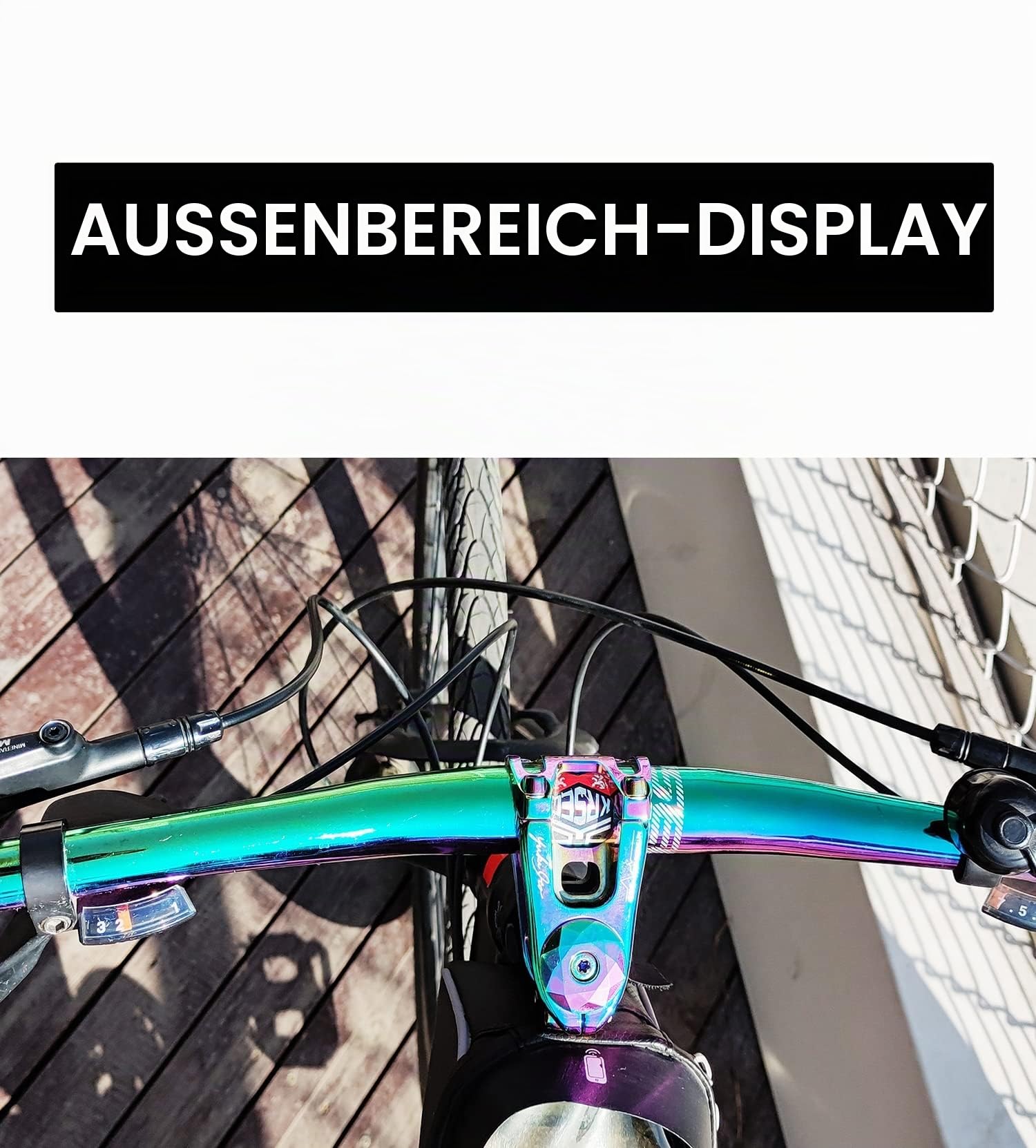 MTB Fahrrad Bunter Lenker AM XC DH Downhill Rennrad Rise Lenker Mountainbike Rennrad Regenbogenlenker 31,8 mm * 780 mm,A2
