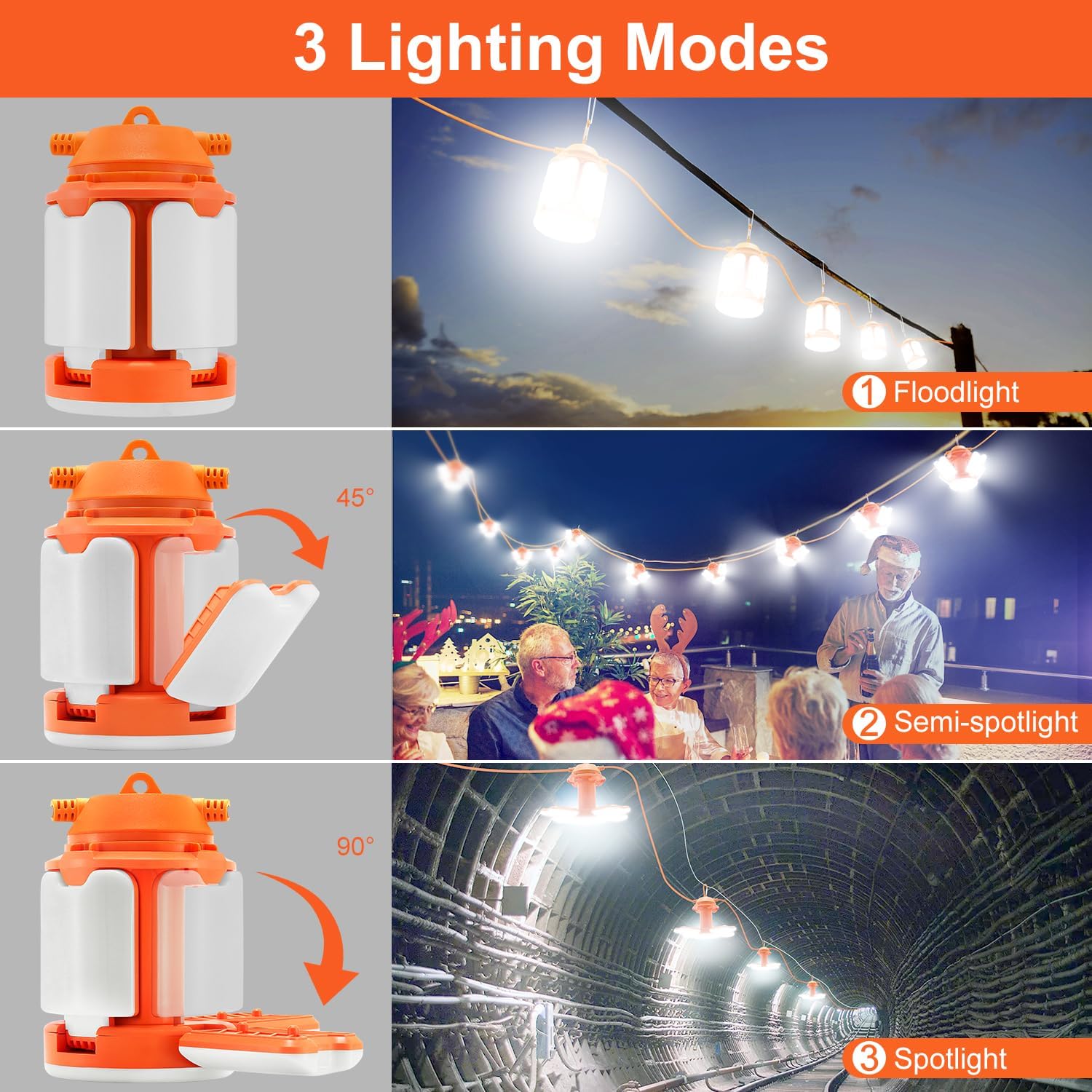 50ft Construction String Lights, 150W LED Industrial Grade 15000LM Super Bright Work String Lights for Construction Sites, Temporary Work, Job site, Indoor and Outdoor Lighting (50ft)