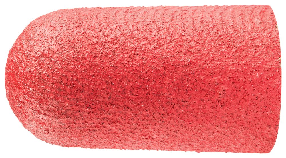 PFERD 46153 Policap Abrasive Cap, Shape L, Ceramic Oxide Grain CO-Cool, 27/32" Diameter x 1-9/16" Length, 120 Grit (Pack of 50)
