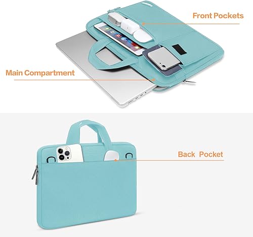 Miniatura 38 de MOSISO - Bolso de hombro para laptop compatible con MacBook Air de 13 pulgadas M2 A2681 M1 A2337 A2179 A1932/Pro 13 M2 M1 A2338 A2251 A2289 A2159