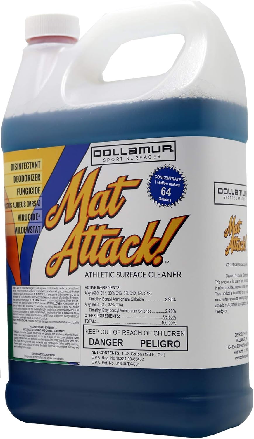Dollamur Matt AttackSport Mat Athletic CleanerGallon