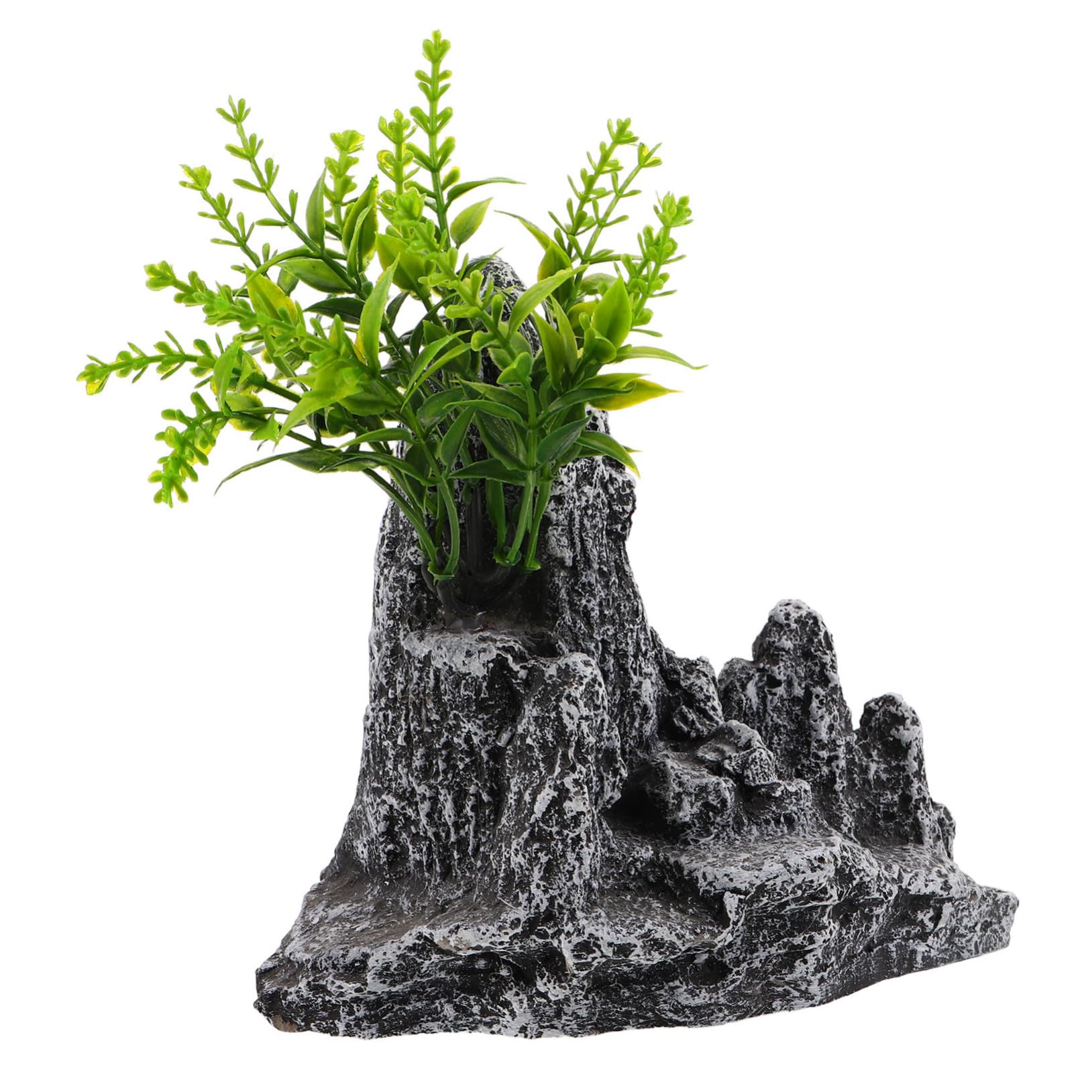 ULTECHNOVO Décoration Aquarium Montagne Artificielle Compacte Légère pour Paysage Miniature Poisson Décor Simulée