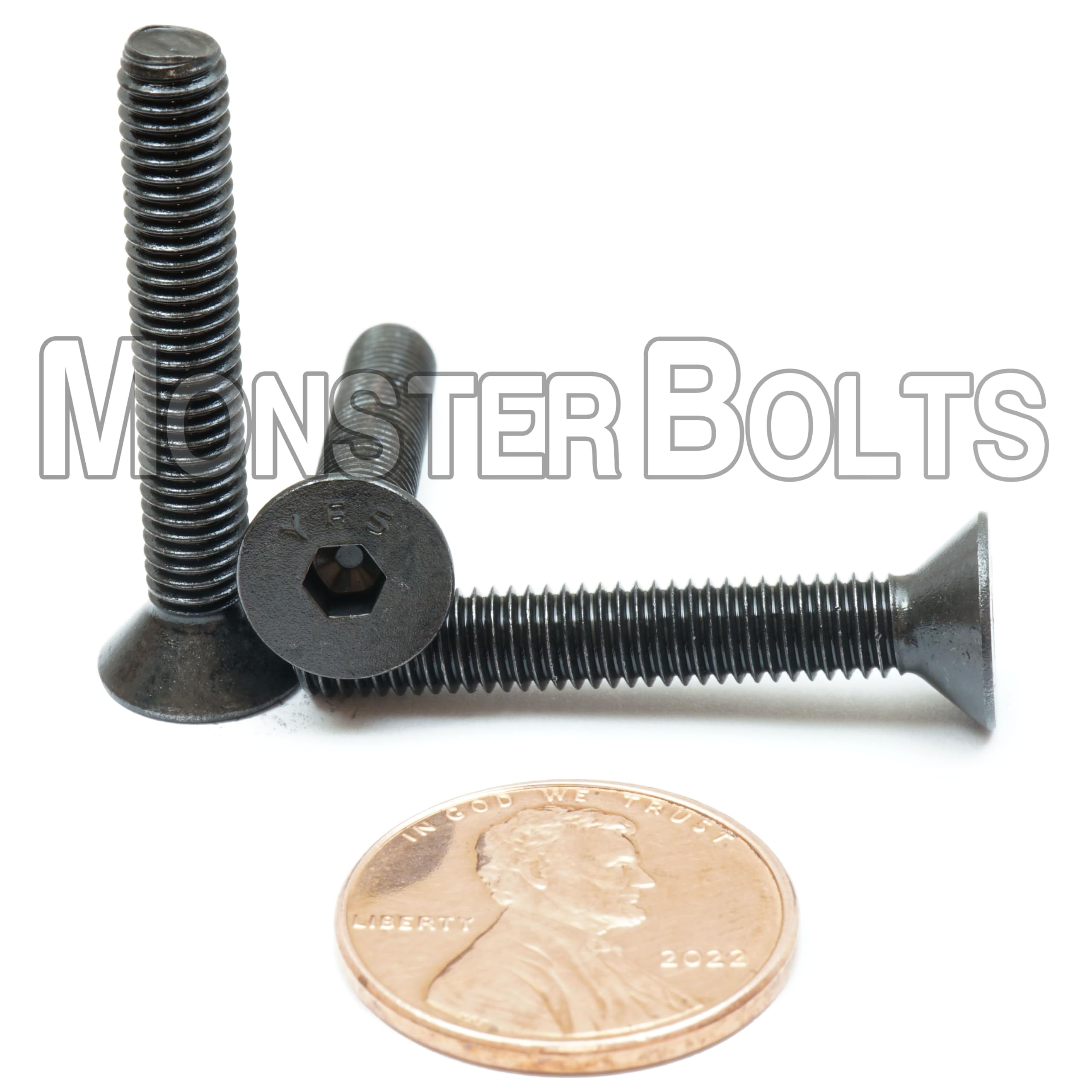 Amazon | MonsterBolts - #10-32 x 1 1/4インチ フラットヘッド